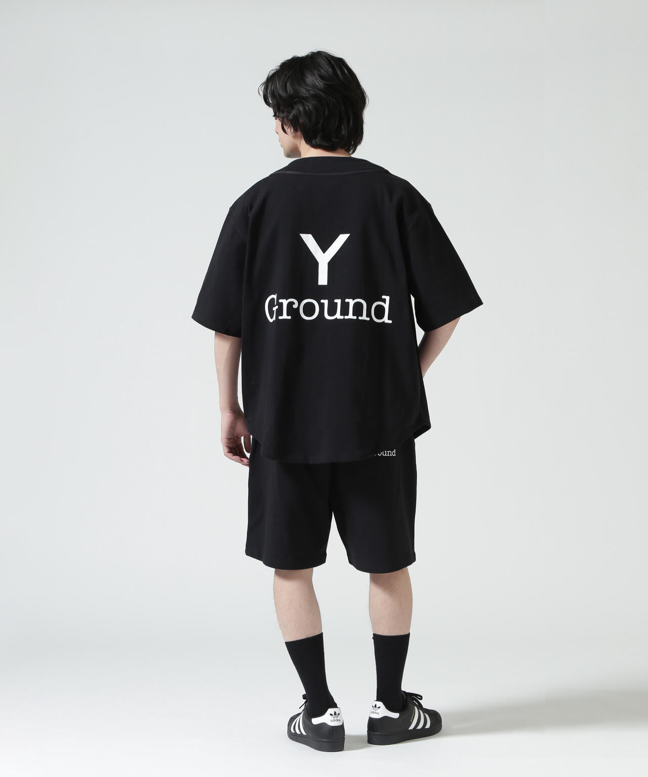 Ground Y×NEW ERA/BACK LOGO BASE BALL SHIRT
