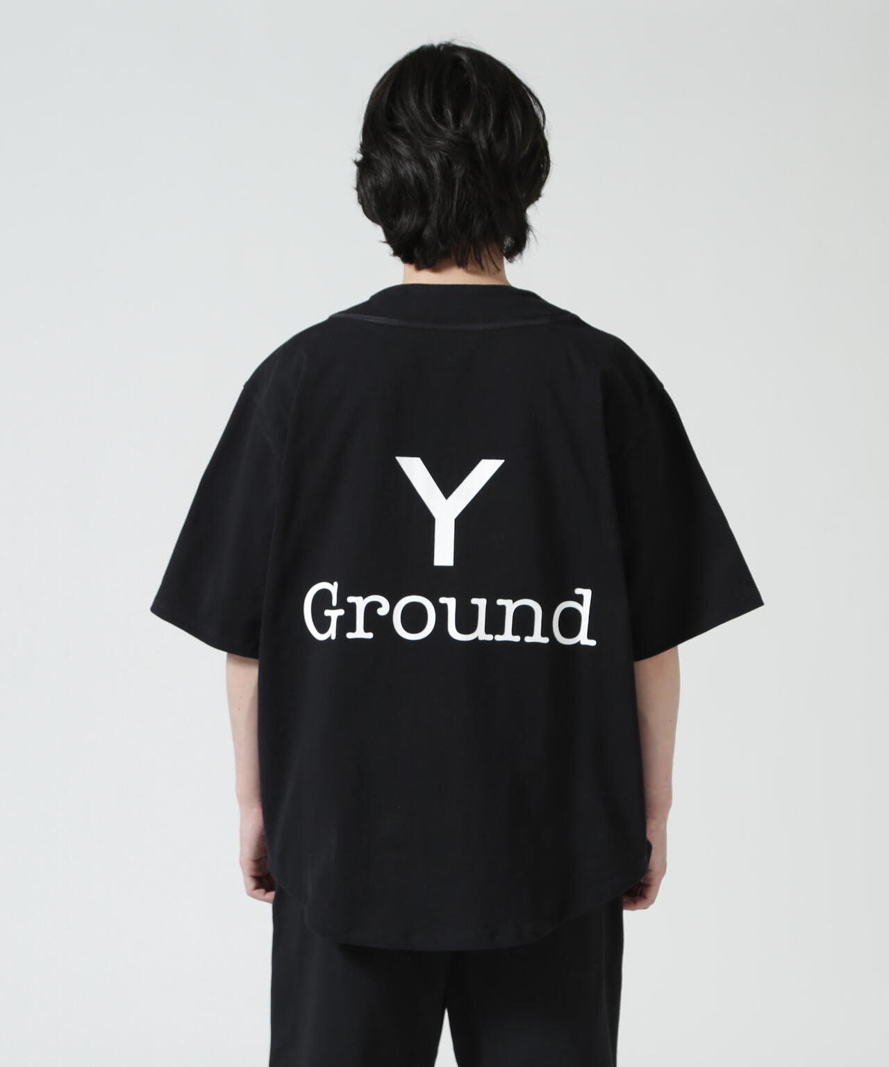 Ground Y×NEW ERA/BACK LOGO BASE BALL SHIRT