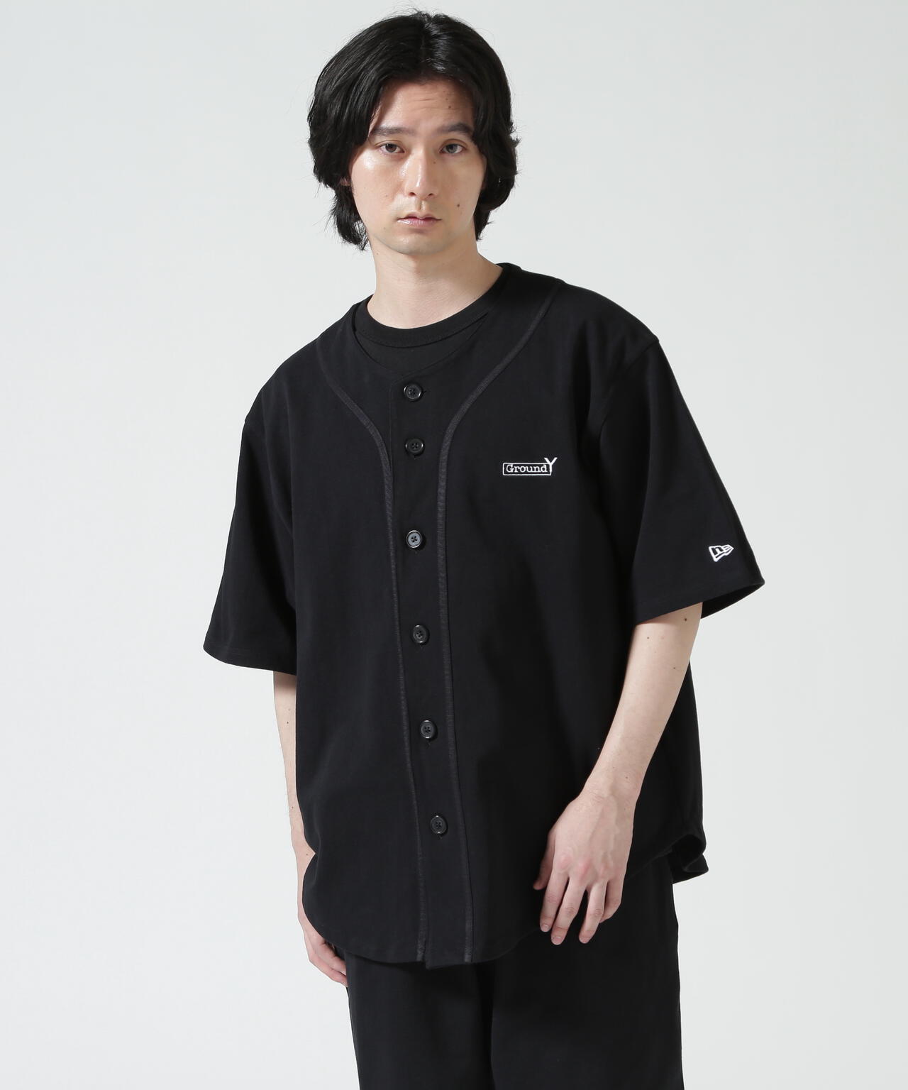 Ground Y×NEW ERA/BACK LOGO BASE BALL SHIRT