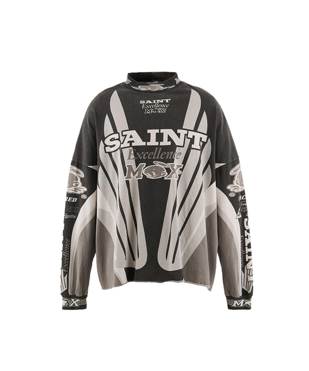SAINT MICHAEL/セントマイケル/LS T-SHIRT/SAINT MX/BLACK