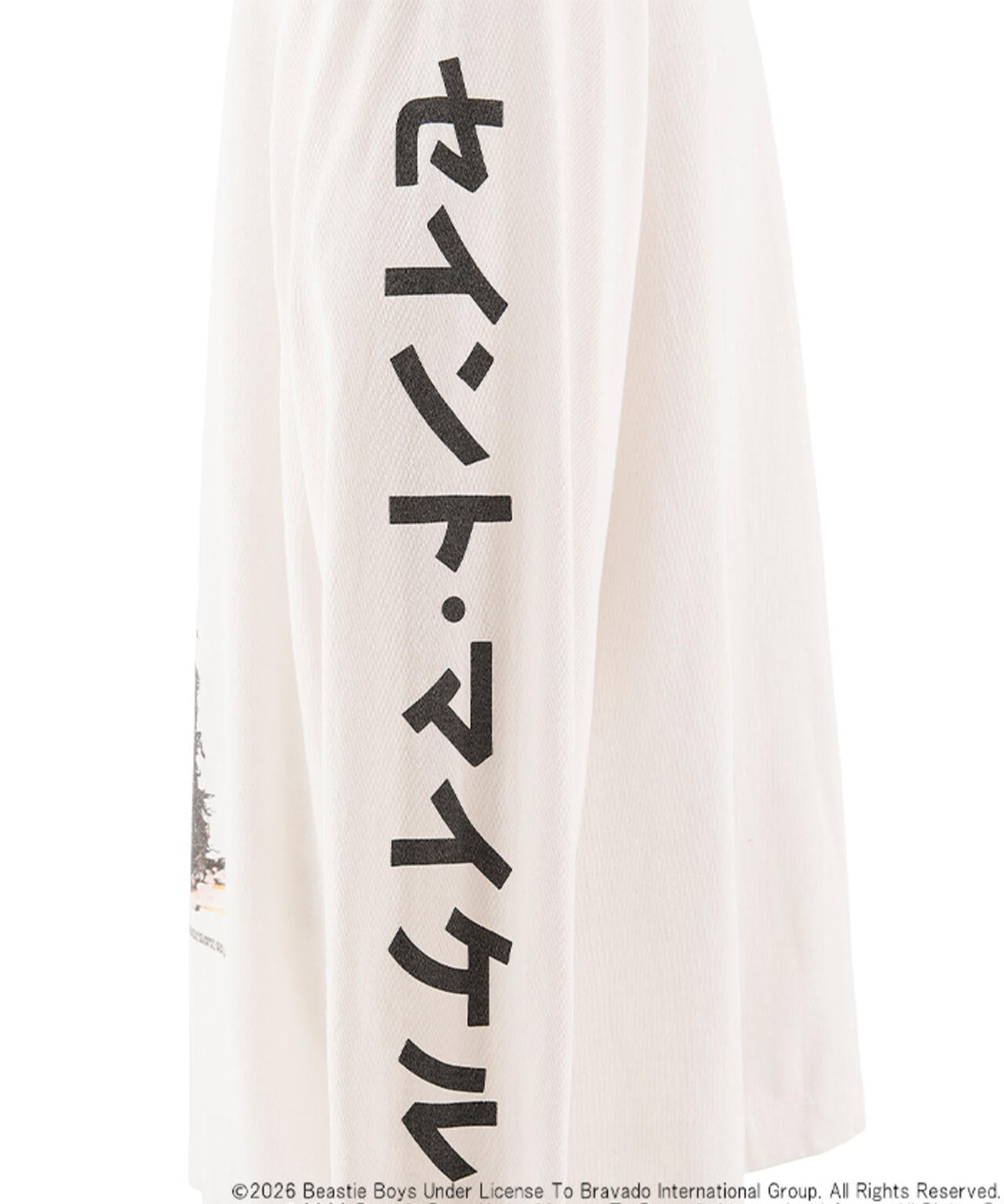 SAINT MICHAEL/セントマイケル/BTB_LS T-SHIRT /BEASTIEBOYS/WHITE