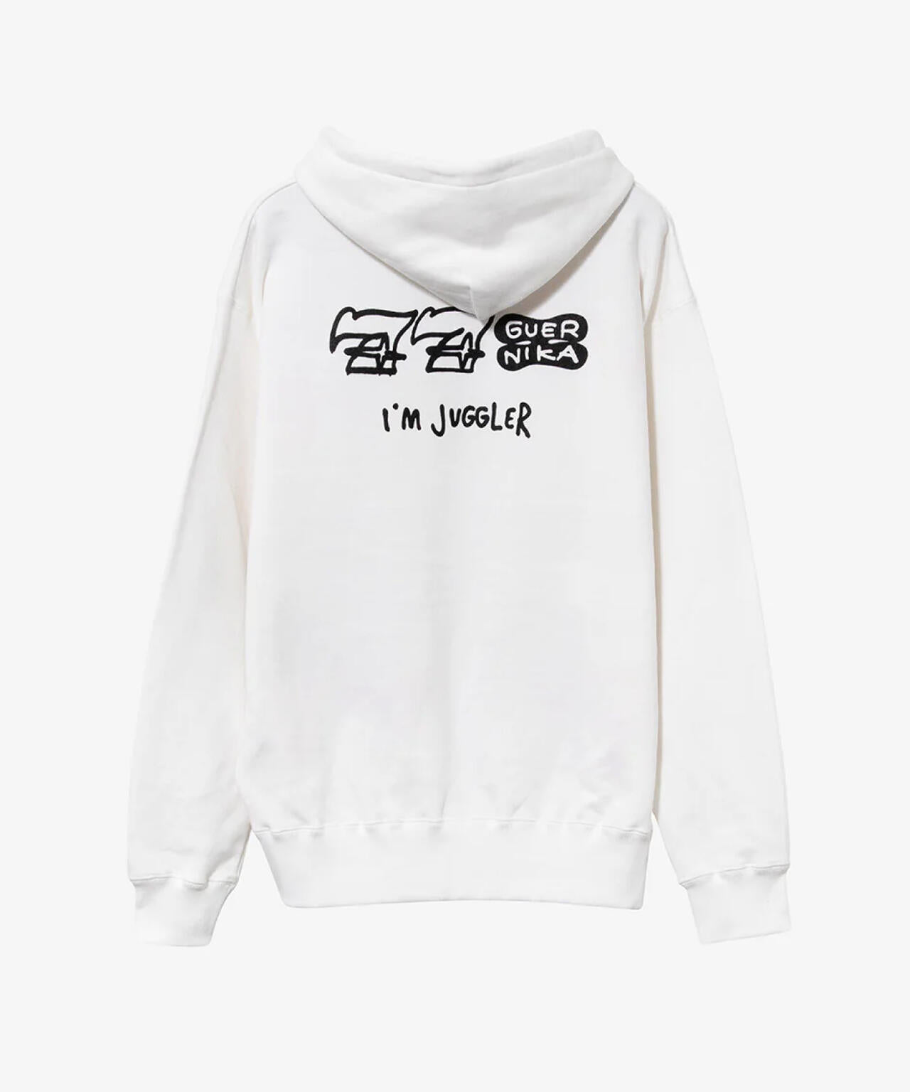 guernika×JUGGLER/JUGGLY Paint Parka/White
