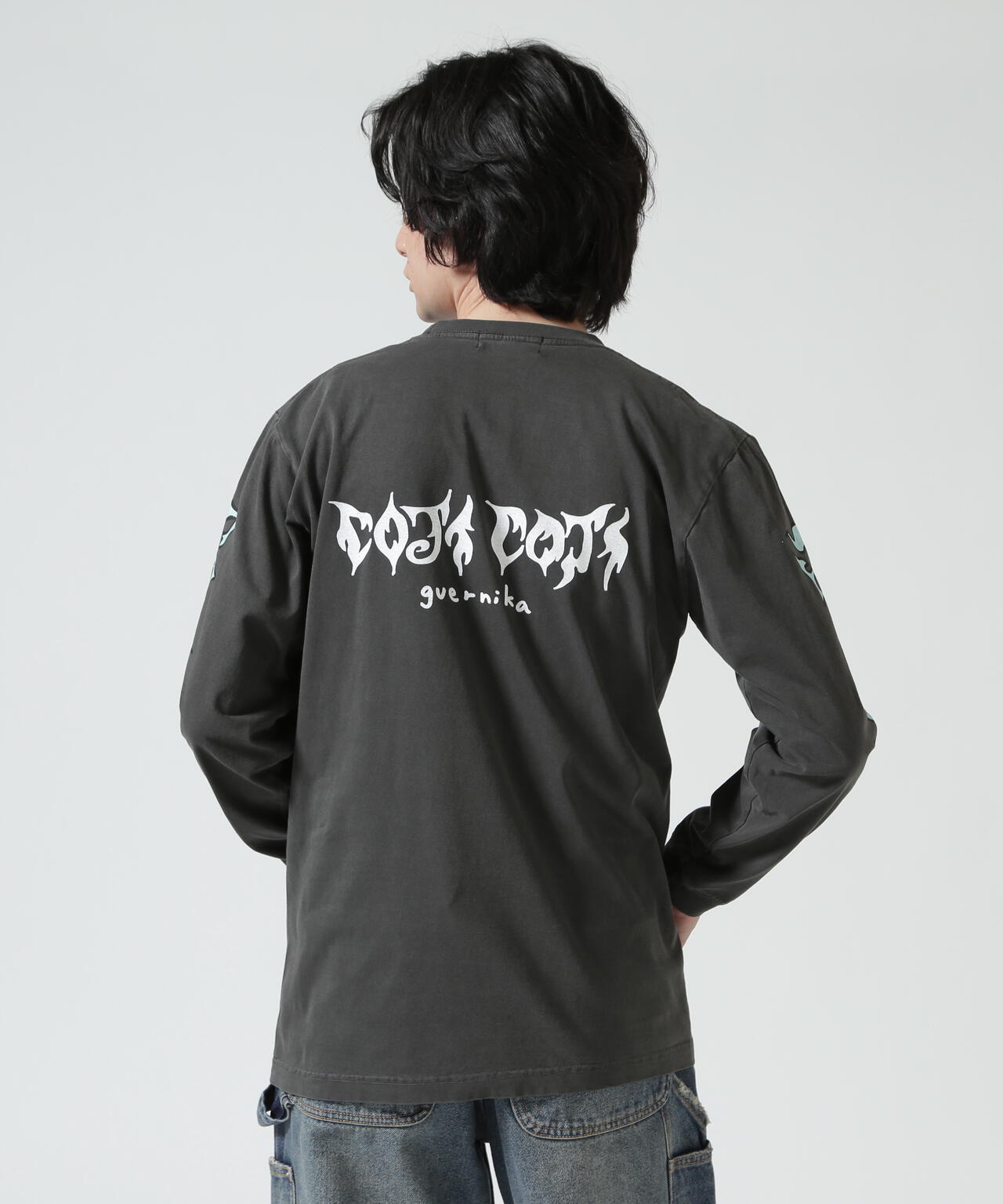 guernika/ゲルニカ/Drooping COJI-COJI Vintage Style Long Sleeve T-shirt
