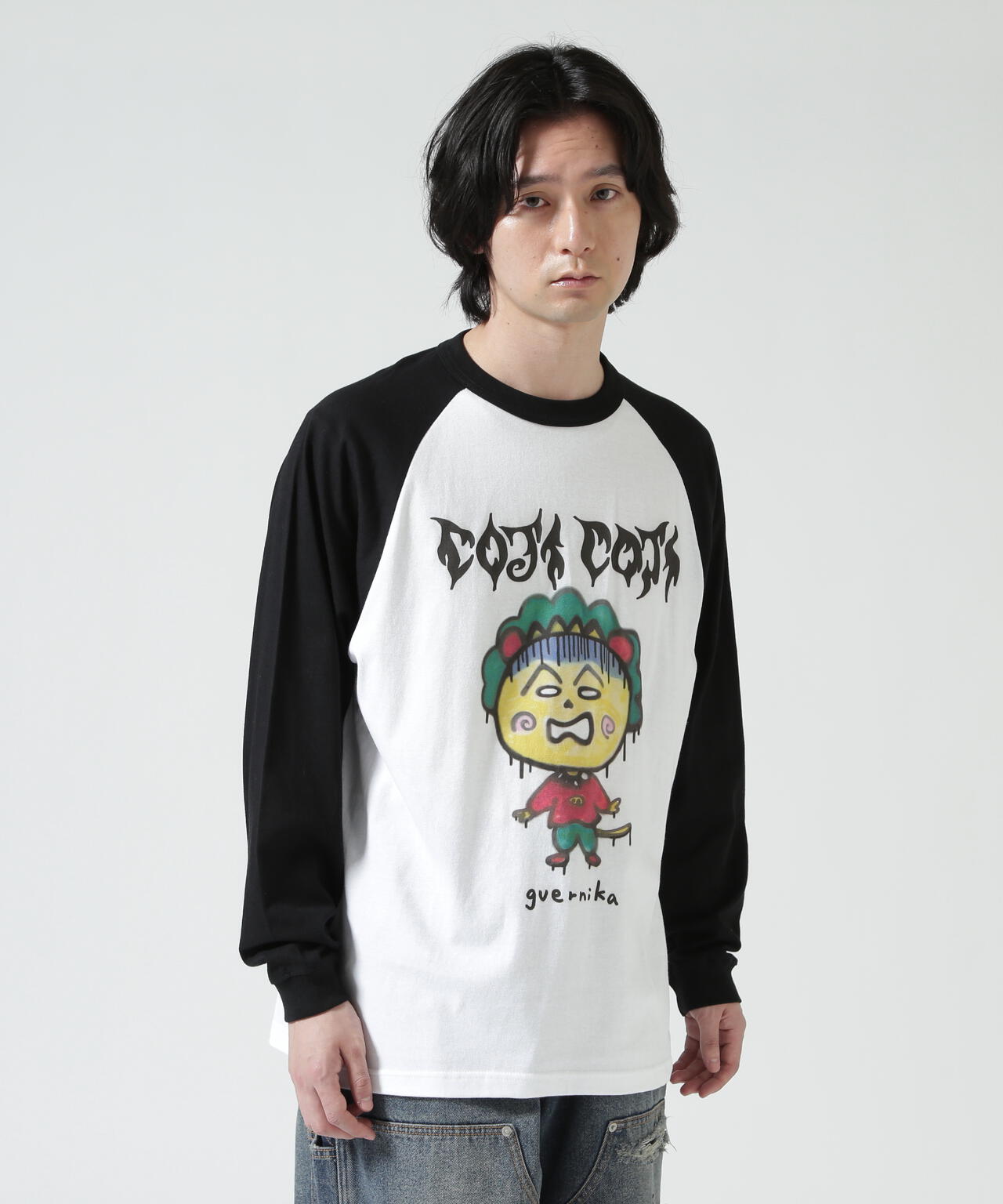guernika/ゲルニカ/Drooping COJI-COJI Raglan Sleeve T-Shirt