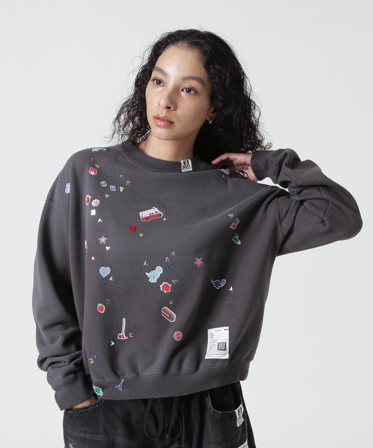 Maison MIHARAYASUHIRO/メゾン ミハラヤスヒロ/KIDS STICKER PULLOVER