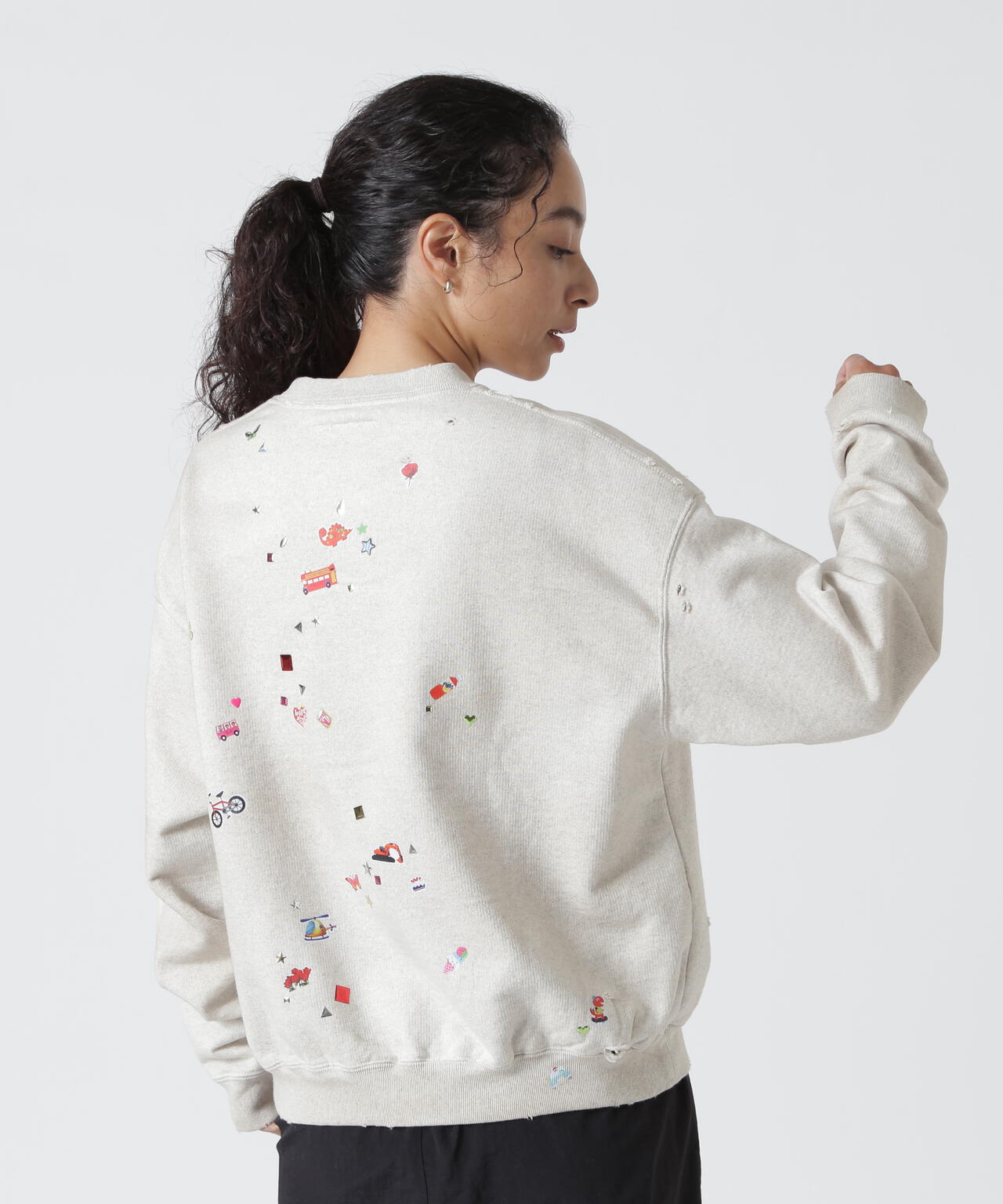 Maison MIHARAYASUHIRO/メゾン ミハラヤスヒロ/KIDS STICKER PULLOVER