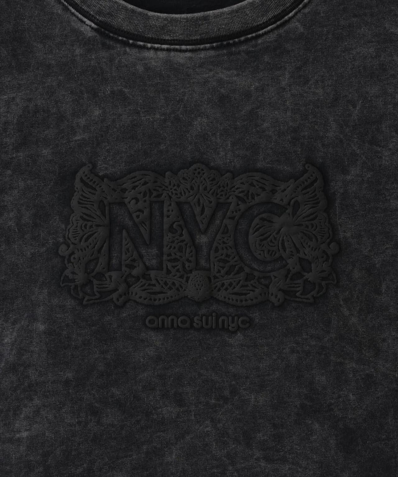 ANNA SUI NYC/アナ スイ エヌワイシー/スリーブスラッシュロングTシャツ