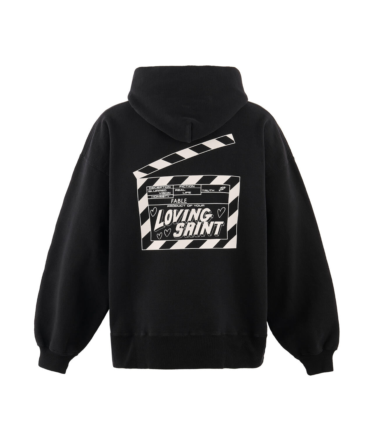 SAINT MICHAEL/セントマイケル/HOODIE/I LOVE SAINT/BLACK