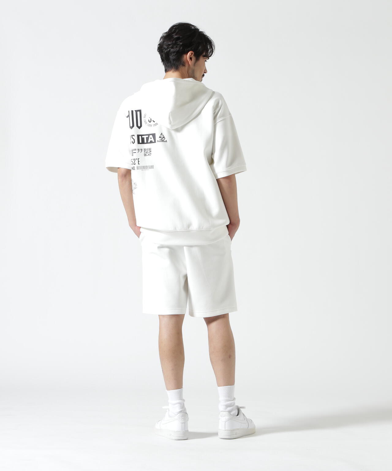 SY32 by SWEET YEARS /エスワイサーティトゥ バイ スィートイヤーズ/ACTIVE S/S ZIP HOODIE