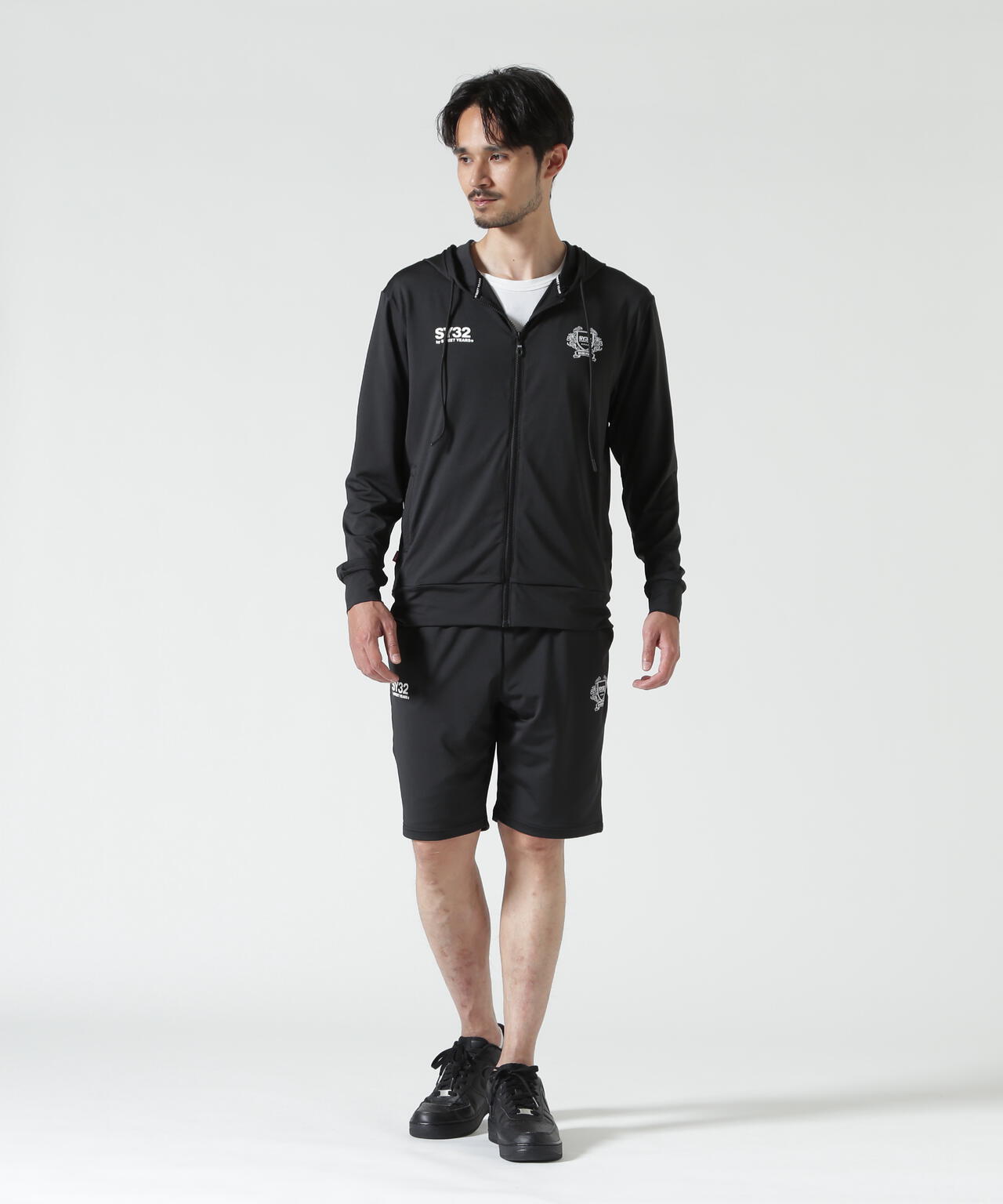 SY32 by SWEET YEARS/RASH GUARD BASIC ZIP HD