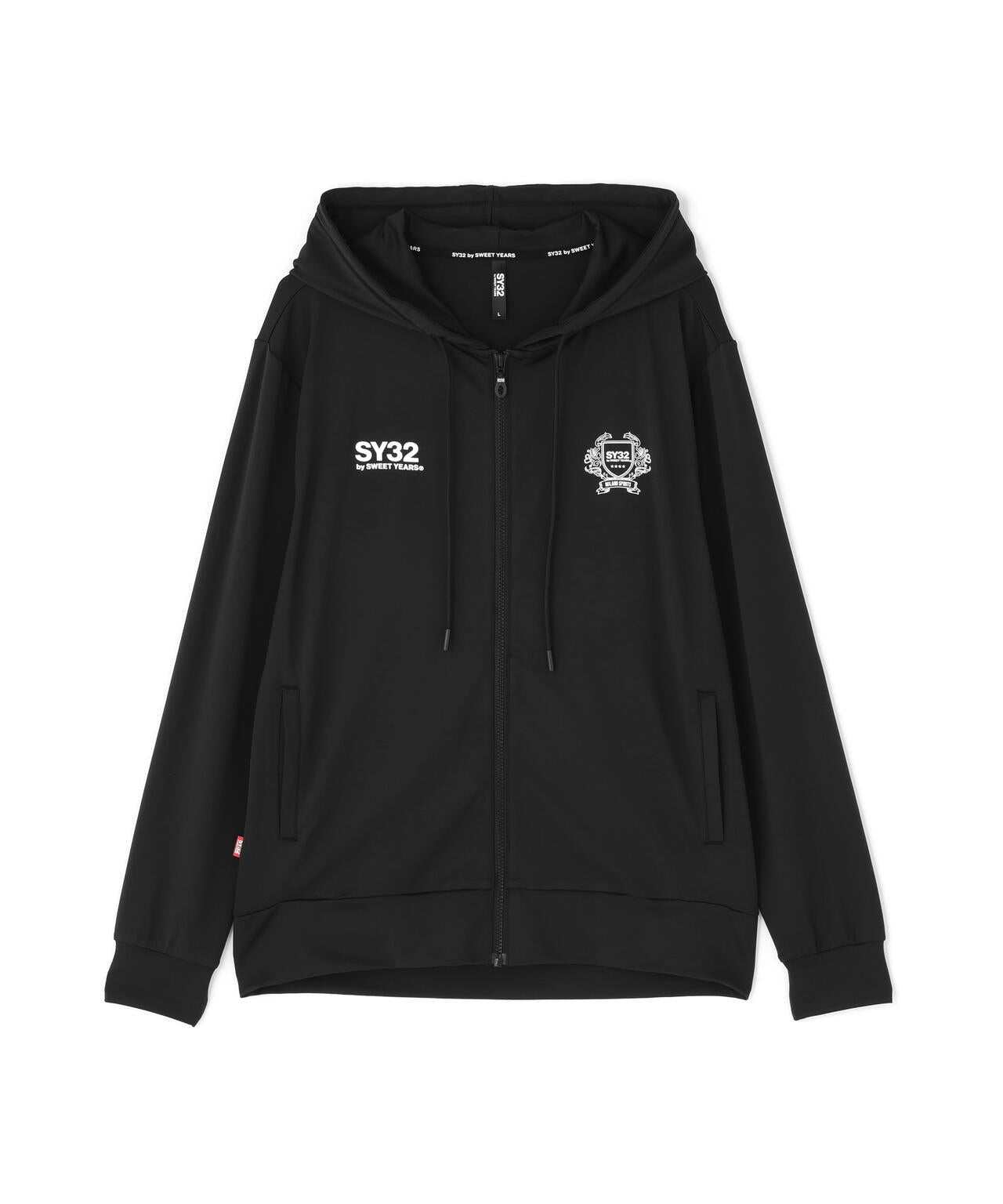 SY32 by SWEET YEARS/RASH GUARD BASIC ZIP HD