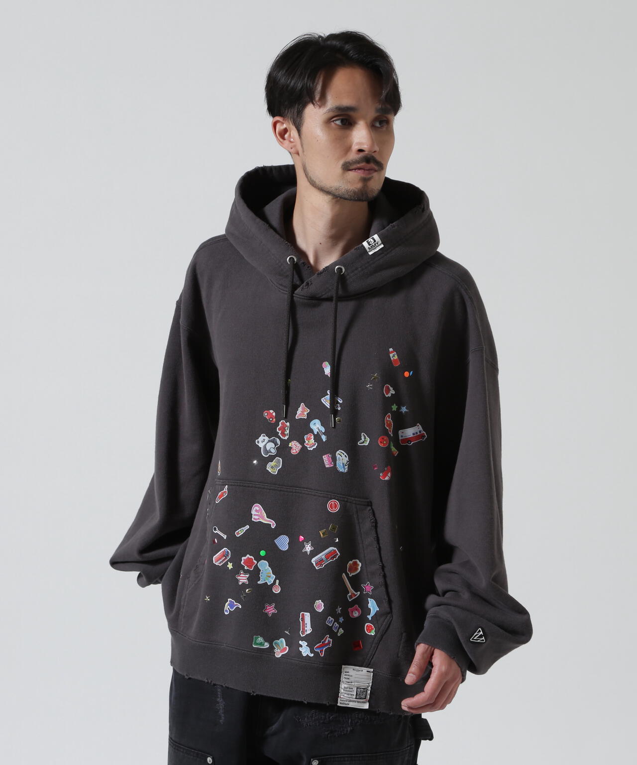 Maison MIHARA YASUHIRO/メゾン ミハラヤスヒロ/KIDS STICKER HOODIE