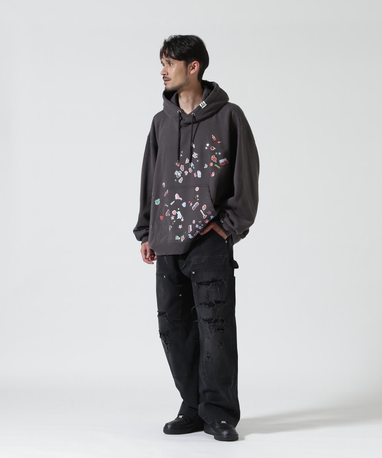 Maison MIHARA YASUHIRO/メゾン ミハラヤスヒロ/KIDS STICKER HOODIE