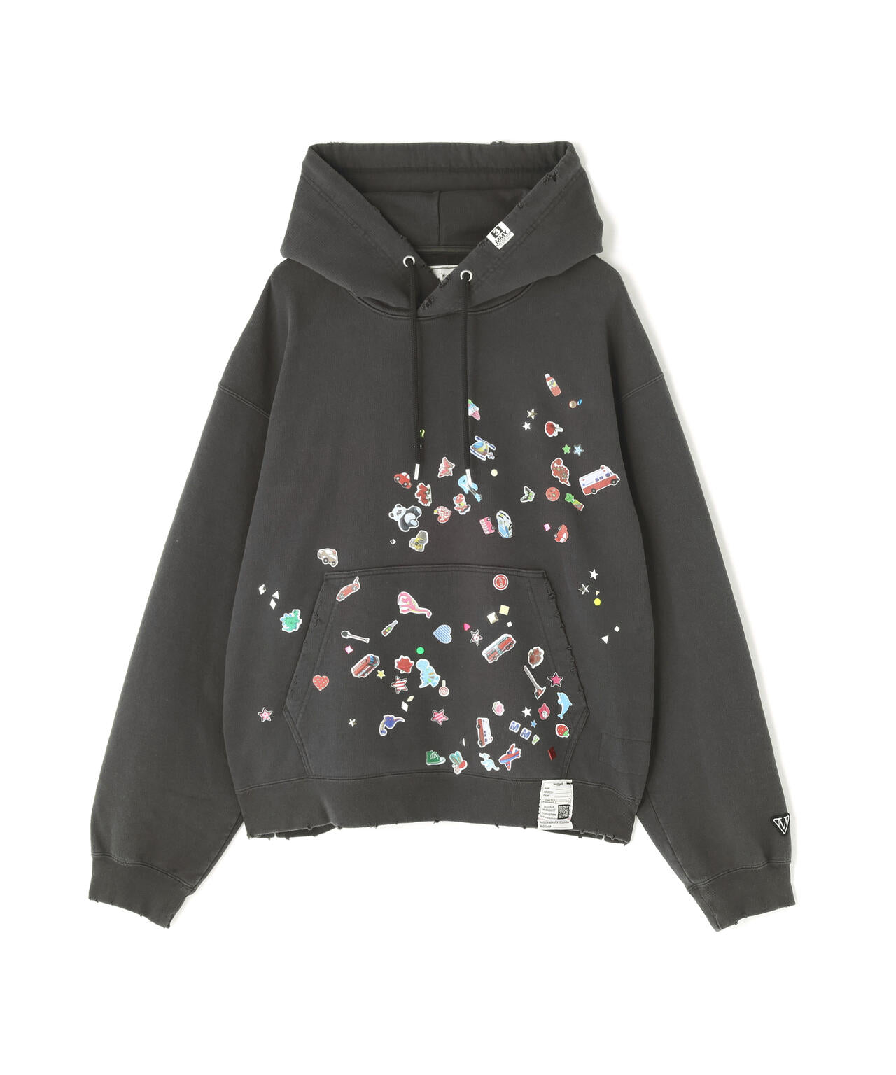 Maison MIHARA YASUHIRO/メゾン ミハラヤスヒロ/KIDS STICKER HOODIE