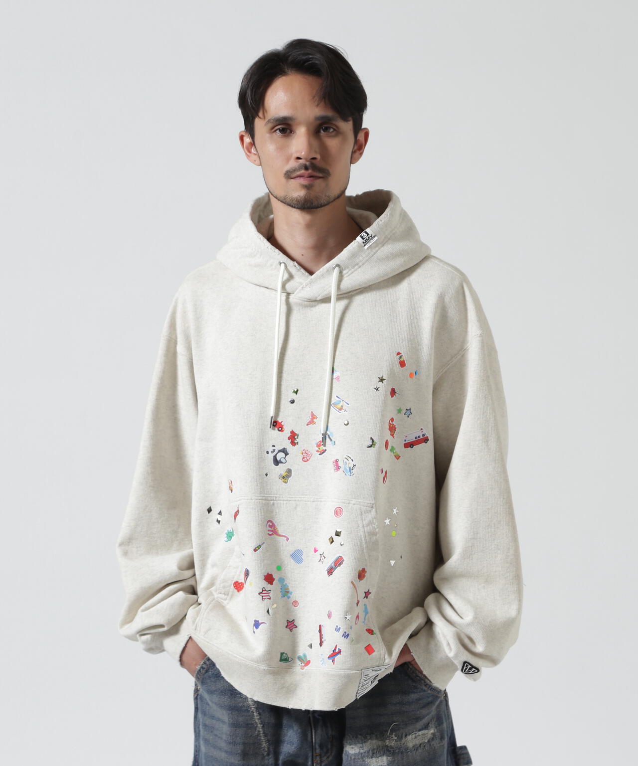 Maison MIHARA YASUHIRO/メゾン ミハラヤスヒロ/KIDS STICKER HOODIE