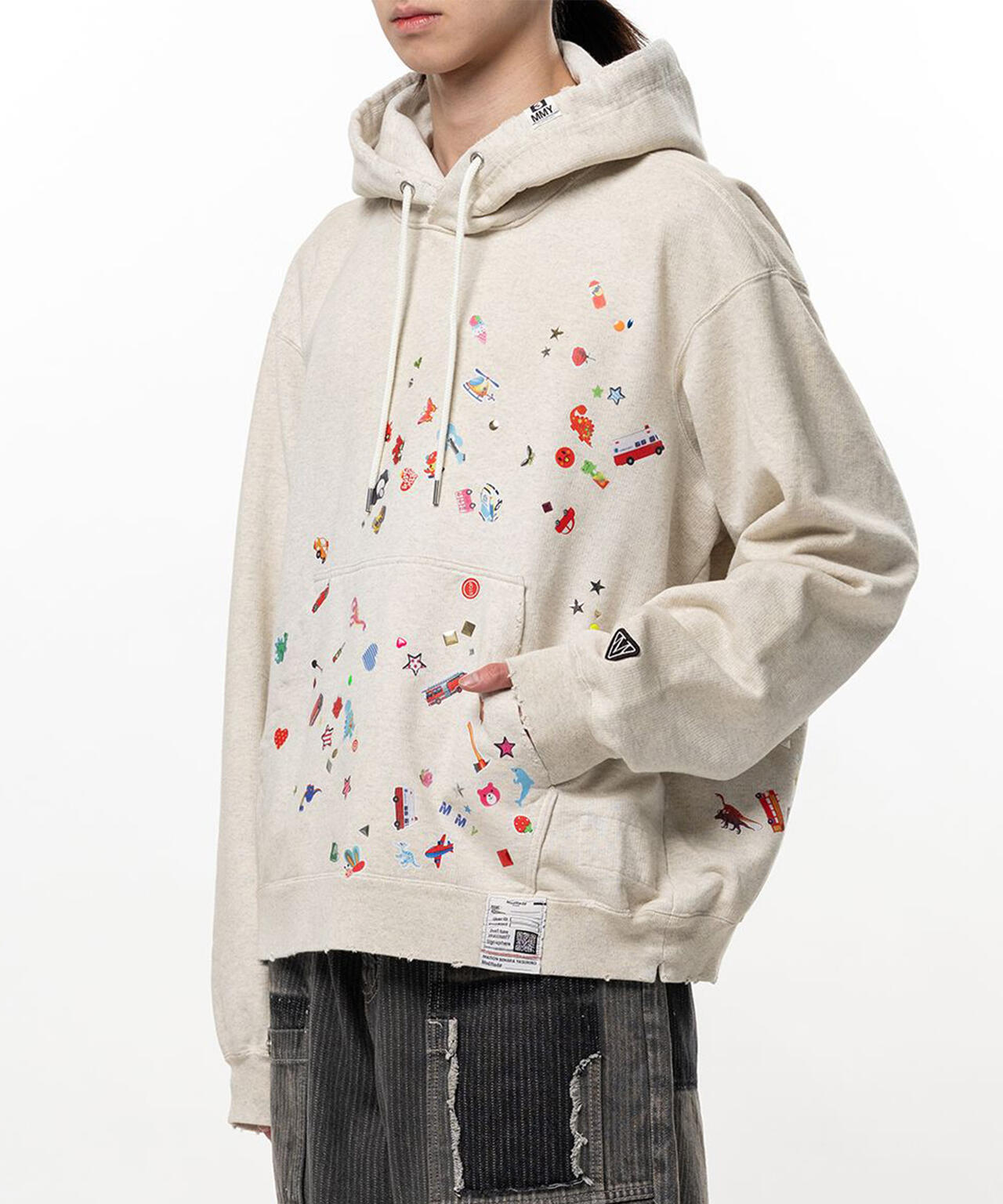 Maison MIHARA YASUHIRO/メゾン ミハラヤスヒロ/KIDS STICKER HOODIE