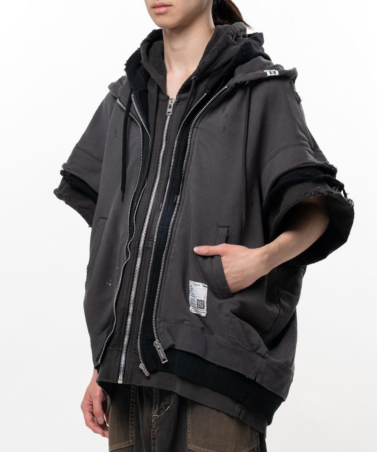 Maison MIHARAYASUHIRO/メゾン ミハラヤスヒロ/TRIPLE LAYERED NO SLEEVE PK