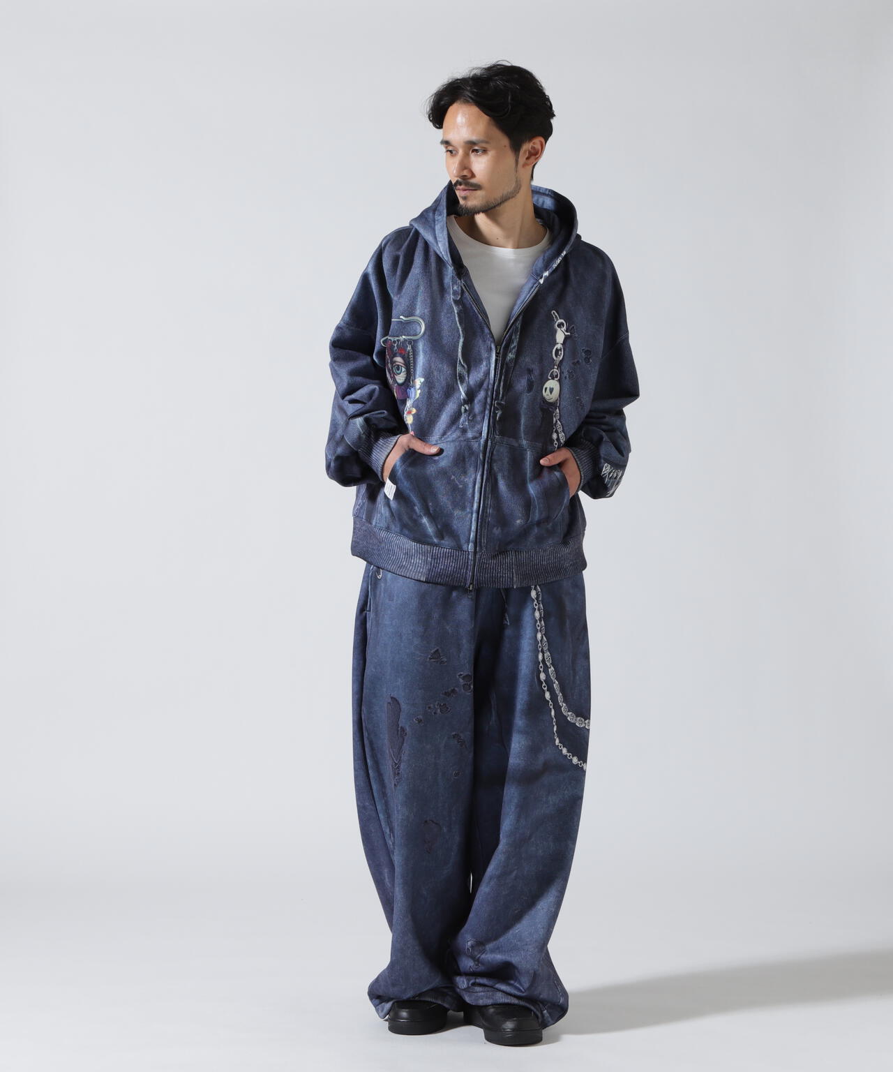 TALKING ABOUT THE ABSTRACTION/EX SWEAT ACC PARKA