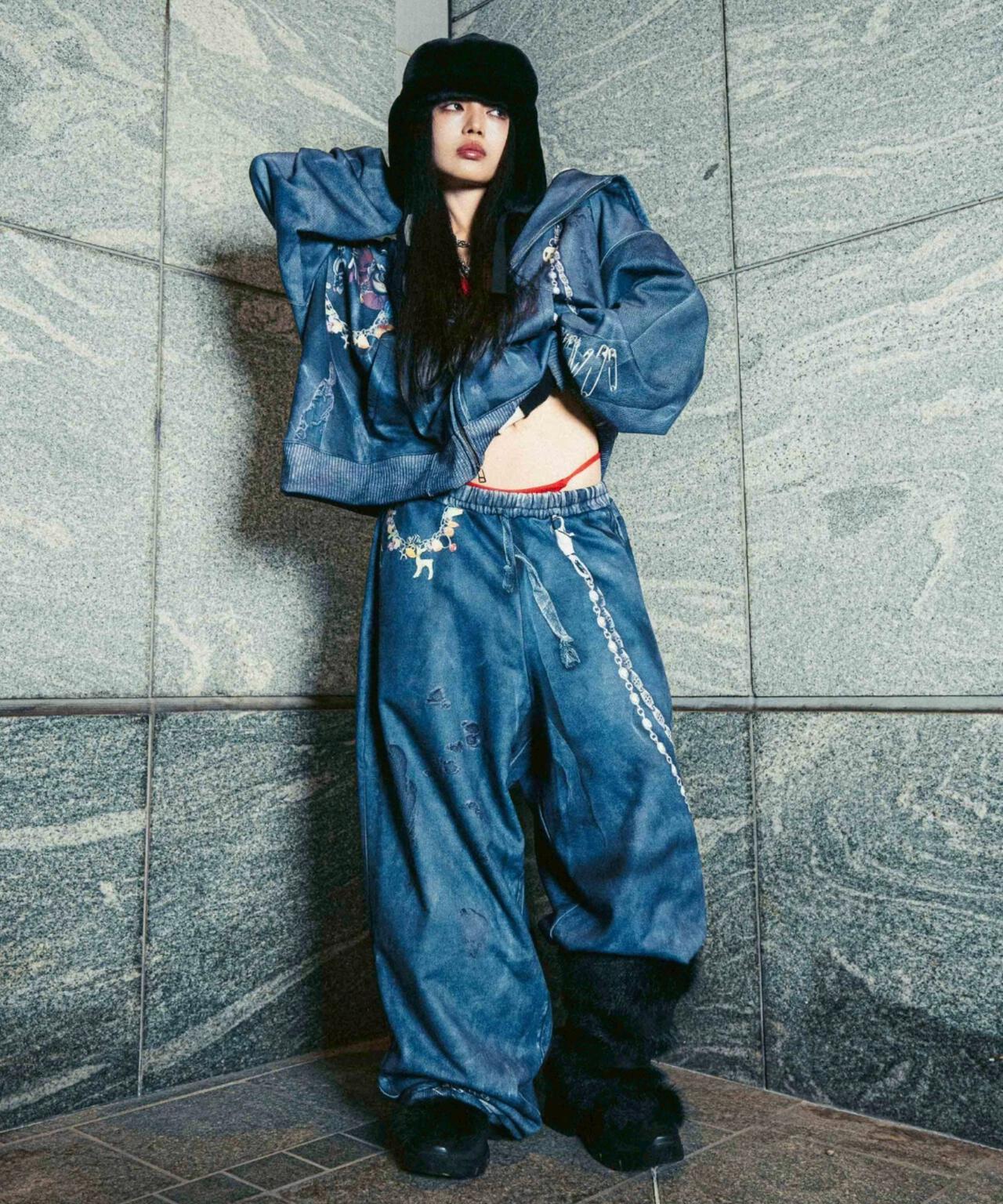 TALKING ABOUT THE ABSTRACTION/EX SWEAT ACC PARKA