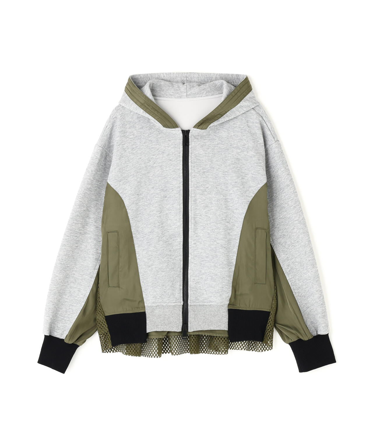 Risley/リズレー/Back mesh hoodie