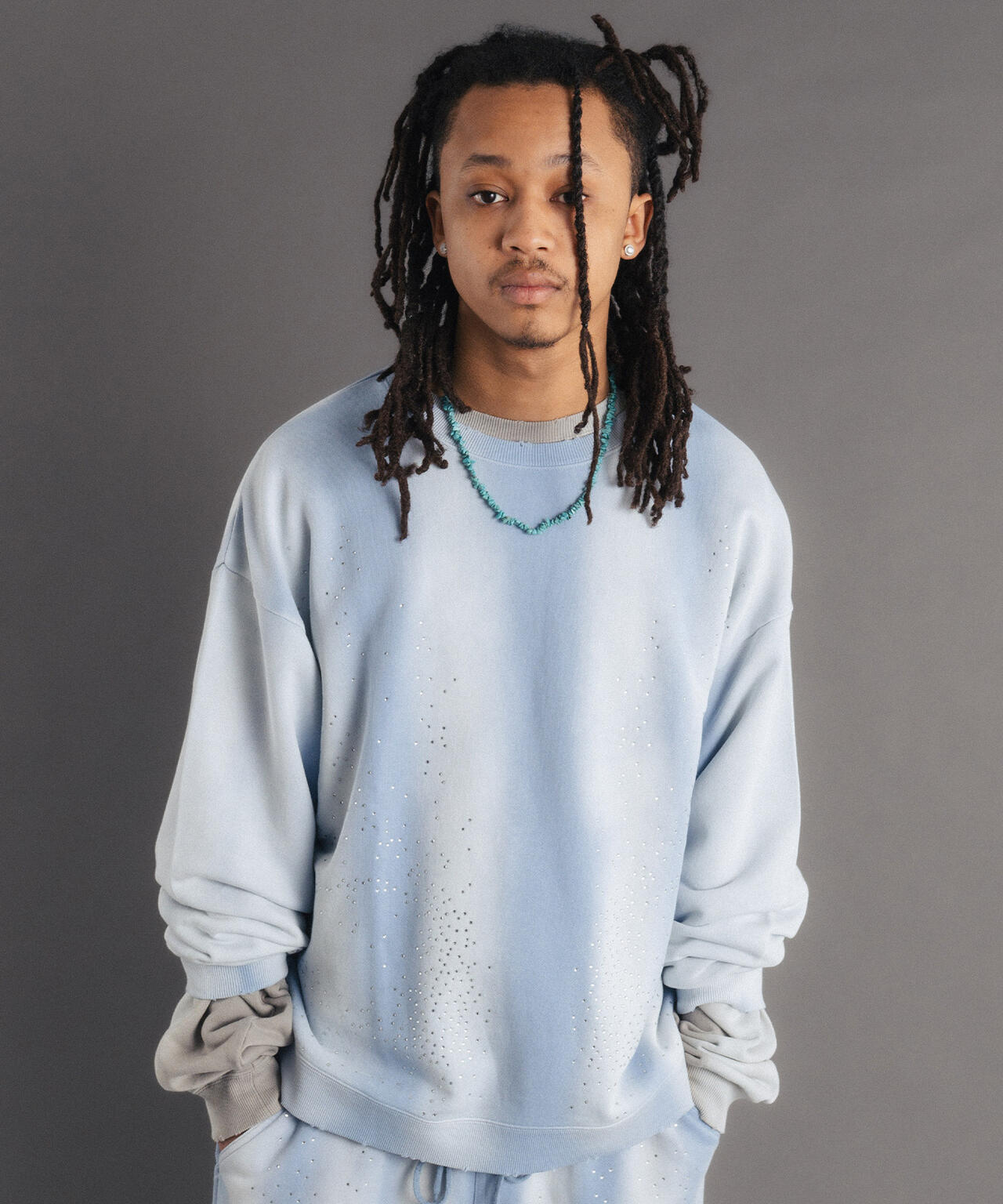 FR(13)NDS/フレンズ/STONE SW CREWNECK
