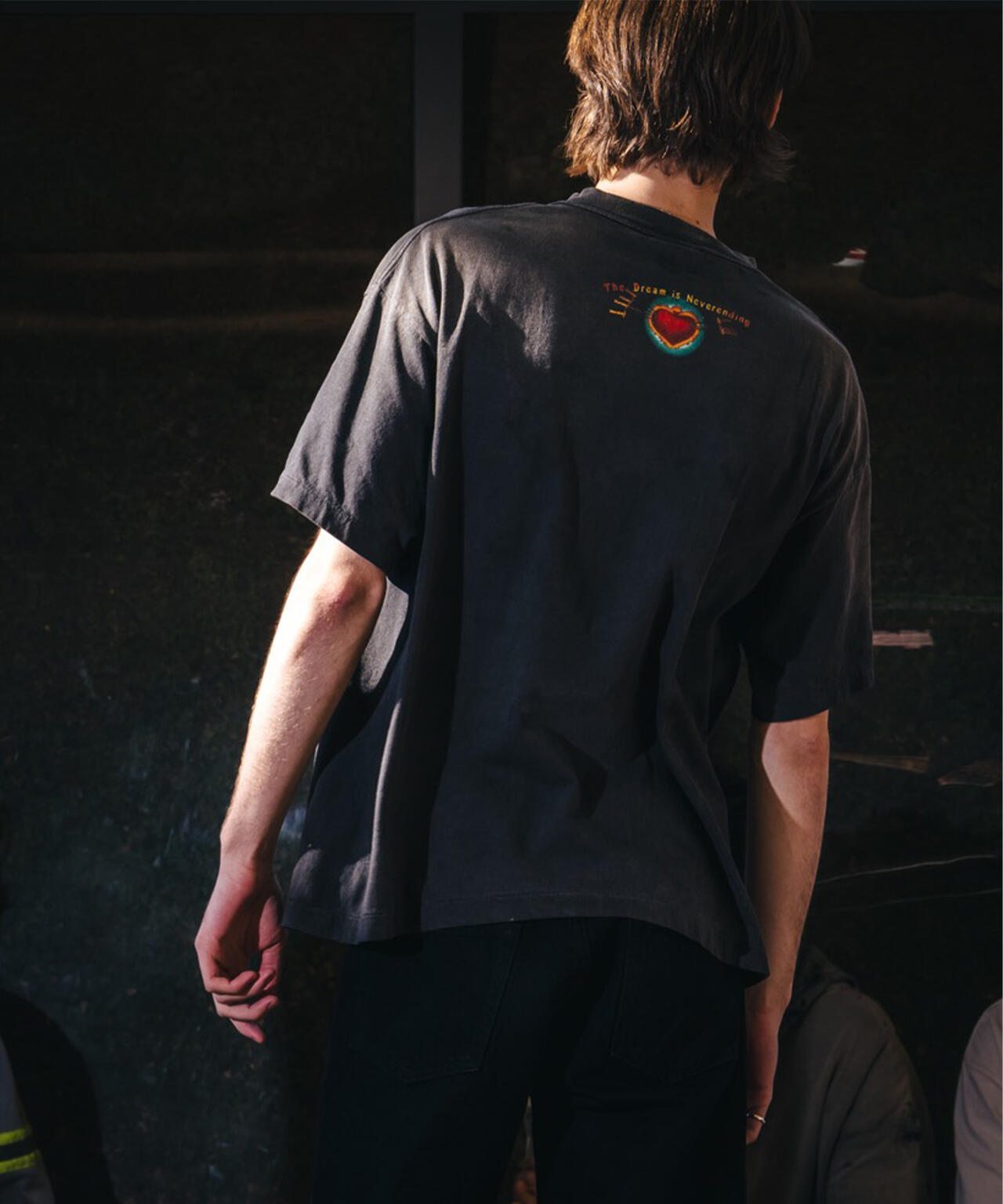 SAINT MICHAEL/セントマイケル/SS T-SHIRT/HEART/BLACK