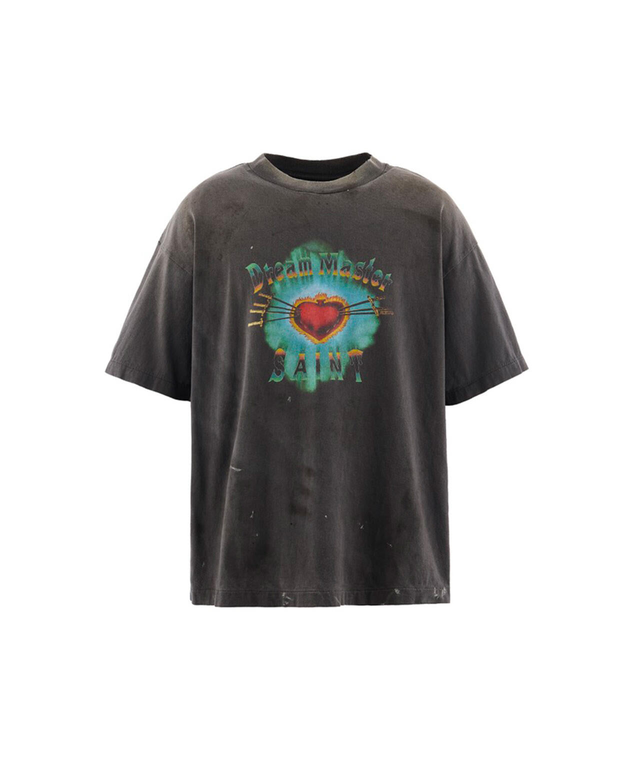 SAINT MICHAEL/セントマイケル/SS T-SHIRT/HEART/BLACK