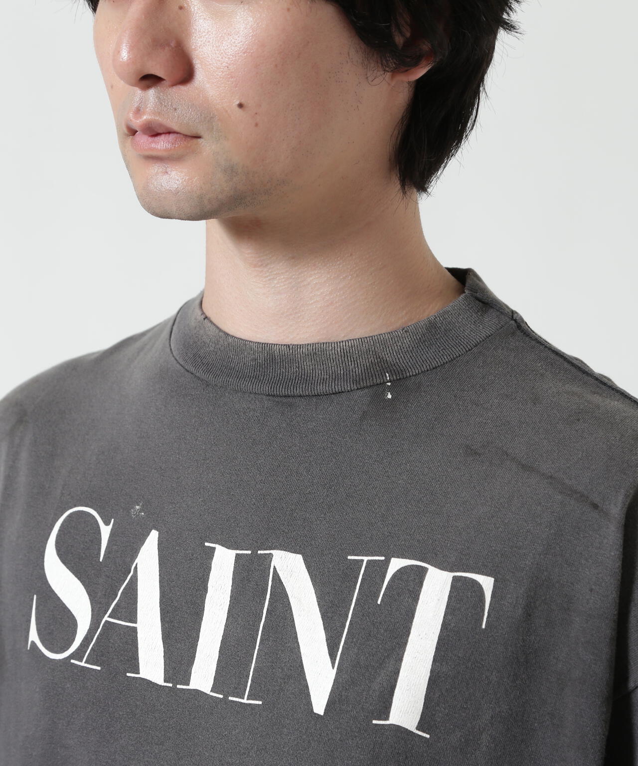 SAINT MICHAEL/セントマイケル/SS T-SHIRT/SAINT 666/BLACK