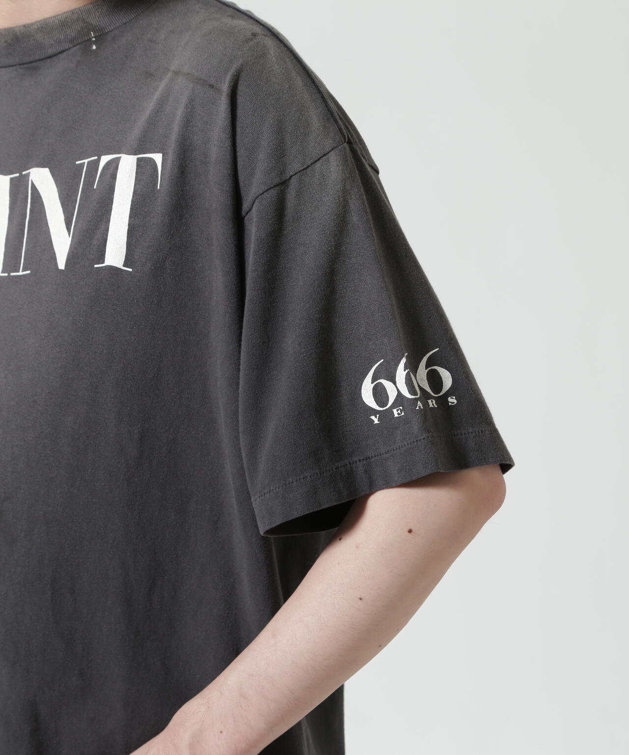 SAINT MICHAEL/セントマイケル/SS T-SHIRT/SAINT 666/BLACK