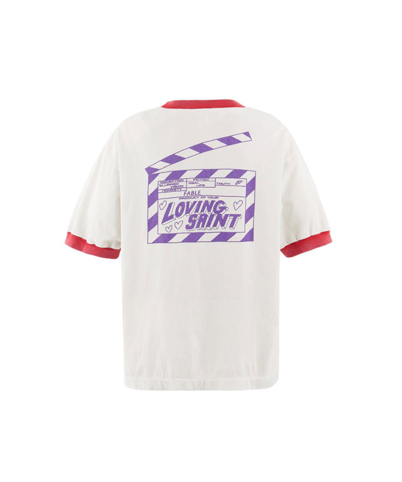 SAINT MICHAEL/セントマイケル/SS T-SHIRT/I LOVE SAINT/WHT