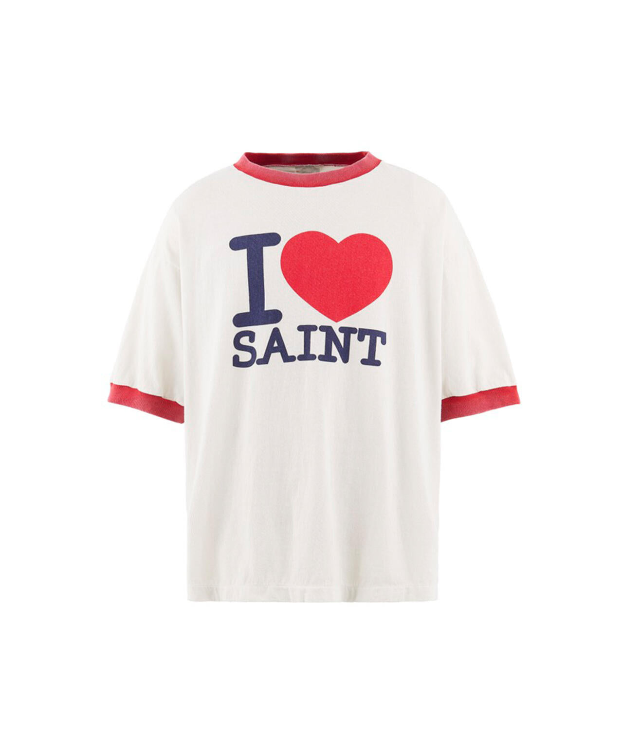 SAINT MICHAEL/セントマイケル/SS T-SHIRT/I LOVE SAINT/WHT