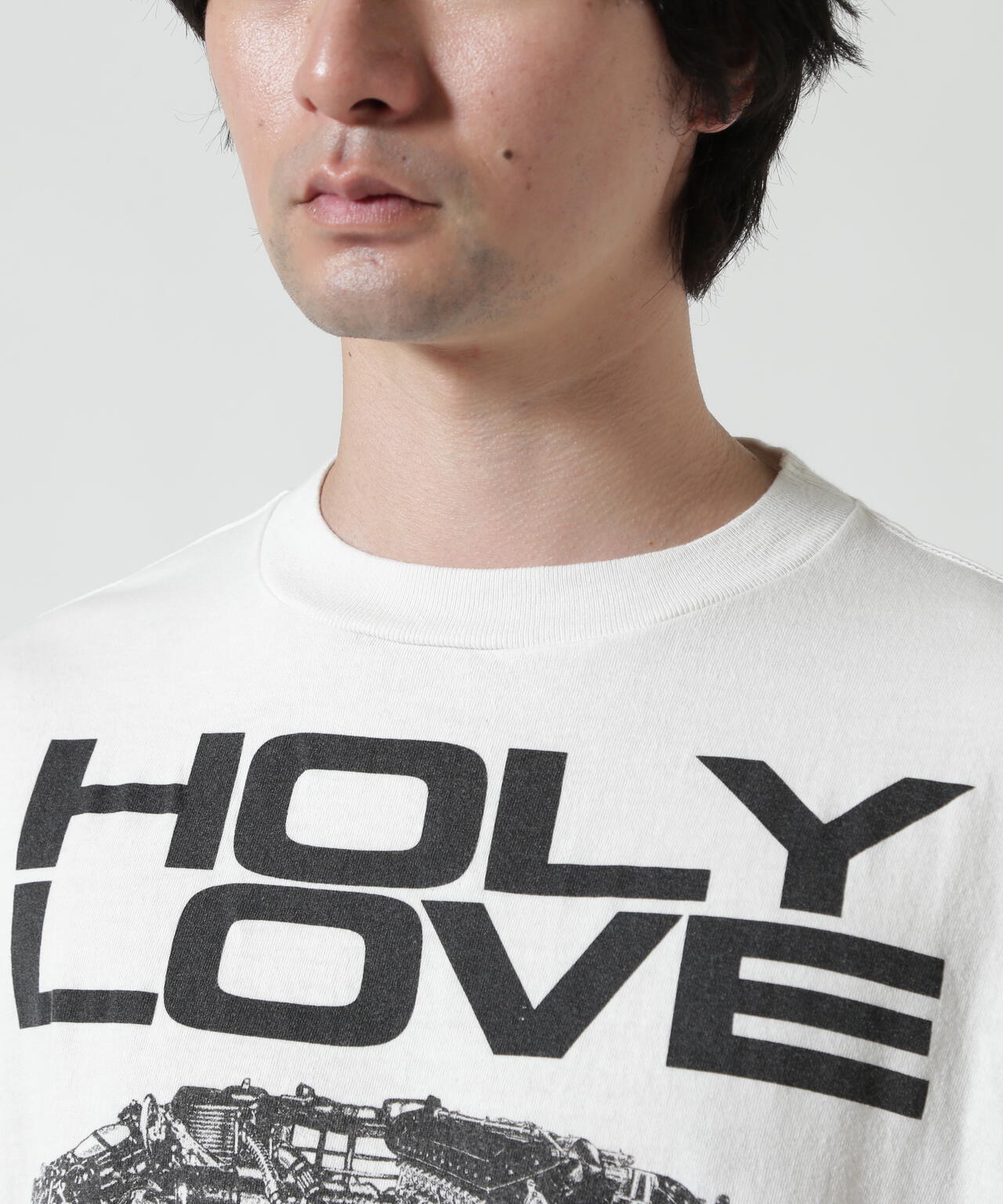SAINT MICHAEL/セントマイケル/KK_SS T-SHIRT/HOLY LOVE/WHITE