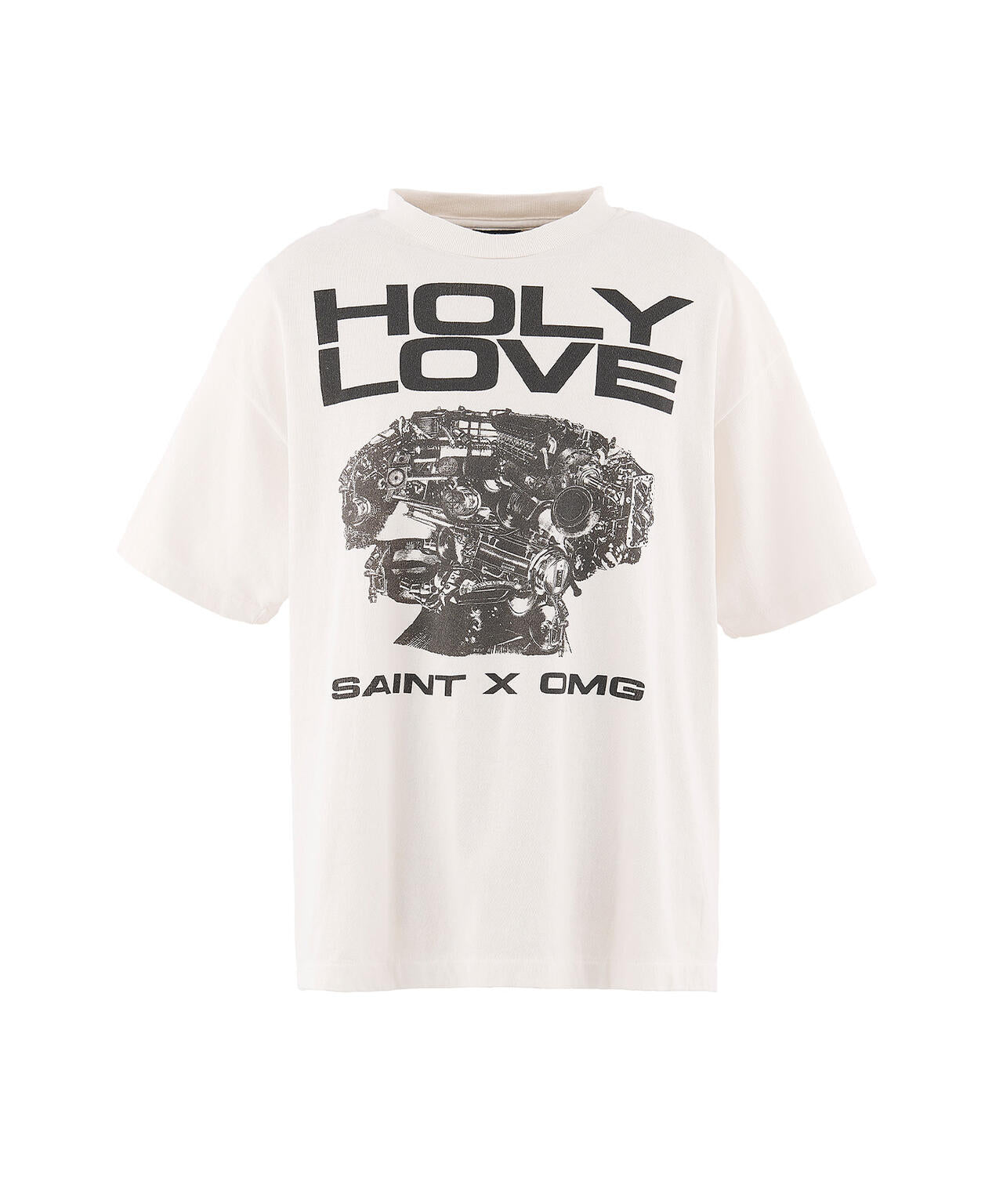 SAINT MICHAEL/セントマイケル/KK_SS T-SHIRT/HOLY LOVE/WHITE