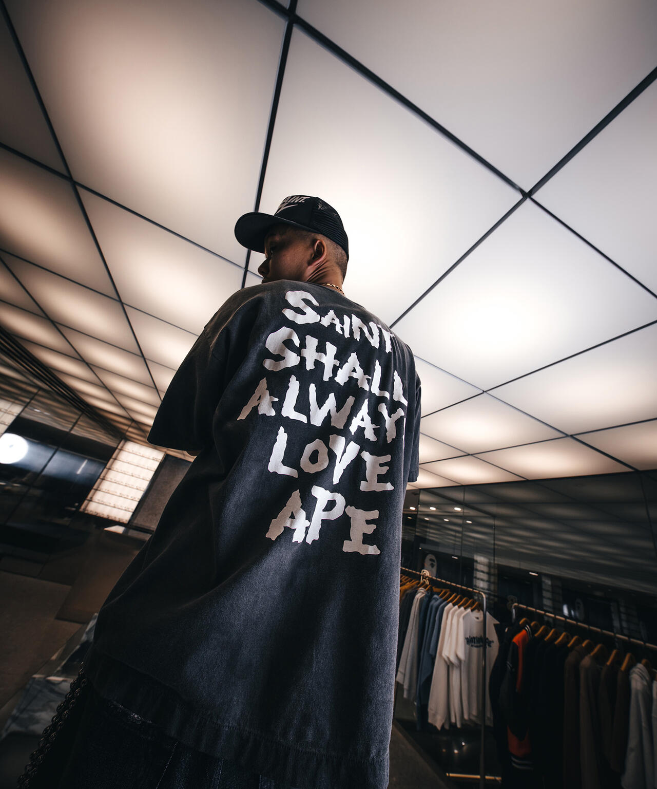 SAINT MICHAEL/セントマイケル/BAPE_SS T-SHIRT/ALWAYS LOVE