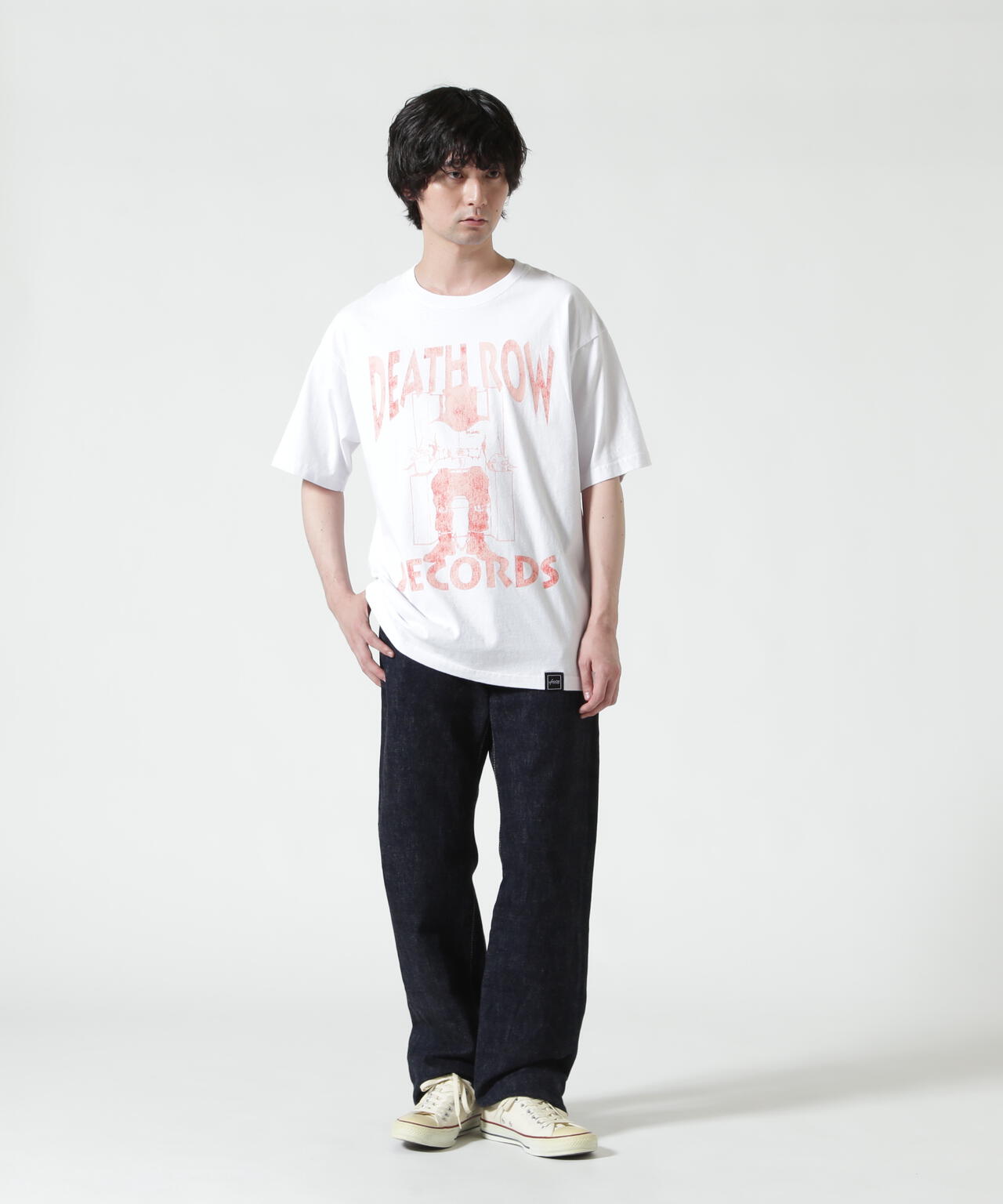 U/MUSIC（ユーミュージック)/DEATH ROW REC/SS Tee/WHITE