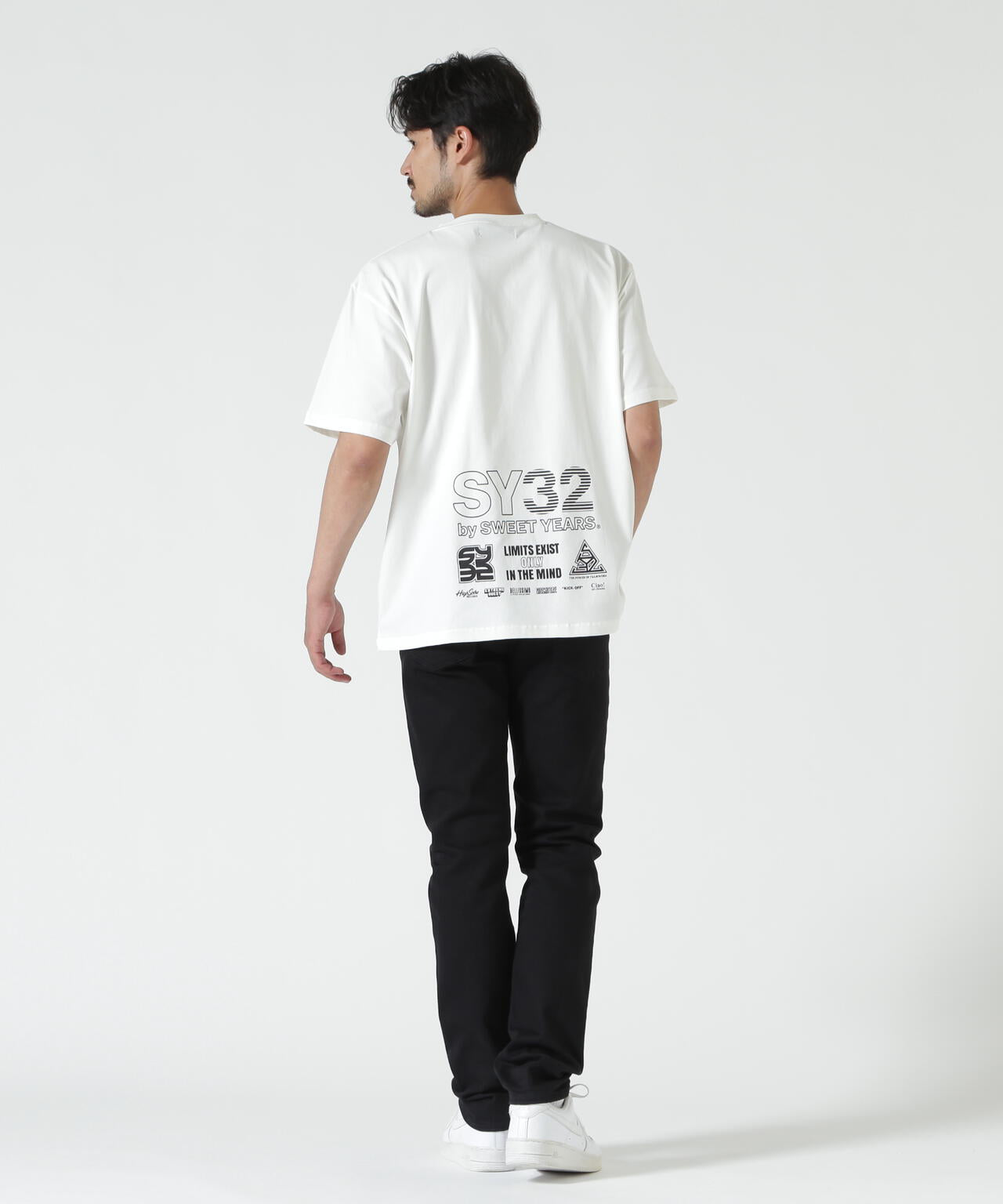 SY32 by SWEET YEARS /MULTI LOGO TEE