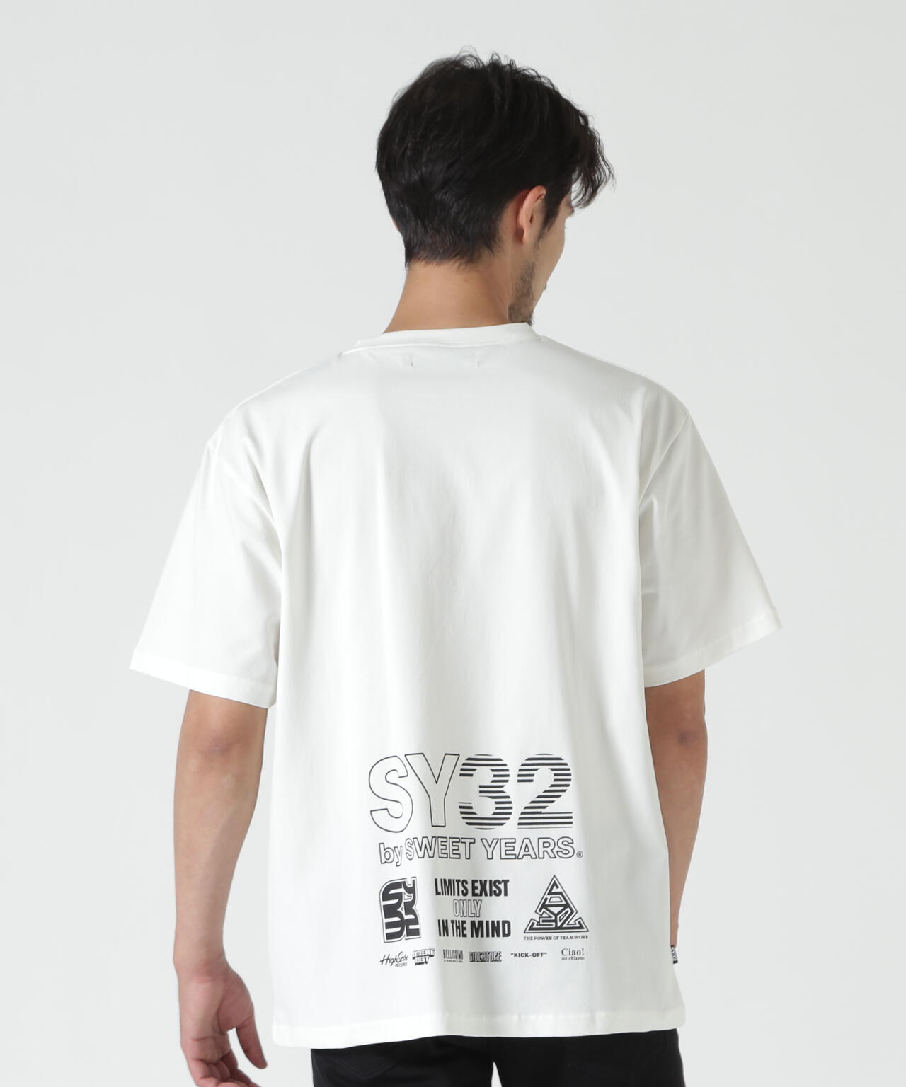 SY32 by SWEET YEARS /MULTI LOGO TEE