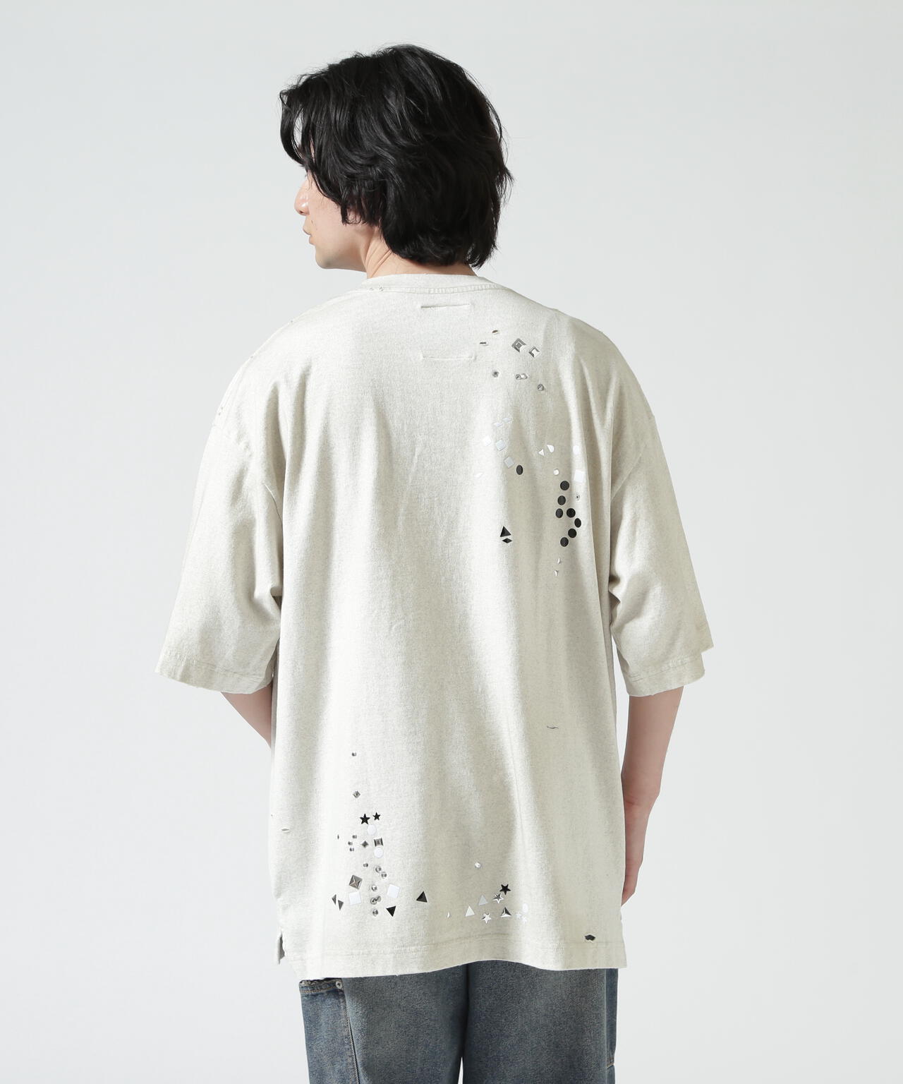 Maison MIHARAYASUHIRO/メゾン ミハラヤスヒロ/EMBELLISHED STICKER TEE