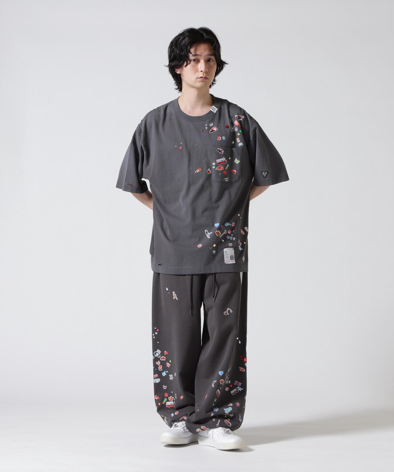 Maison MIHARAYASUHIRO/メゾン ミハラヤスヒロ/KIDS STICKER TEE
