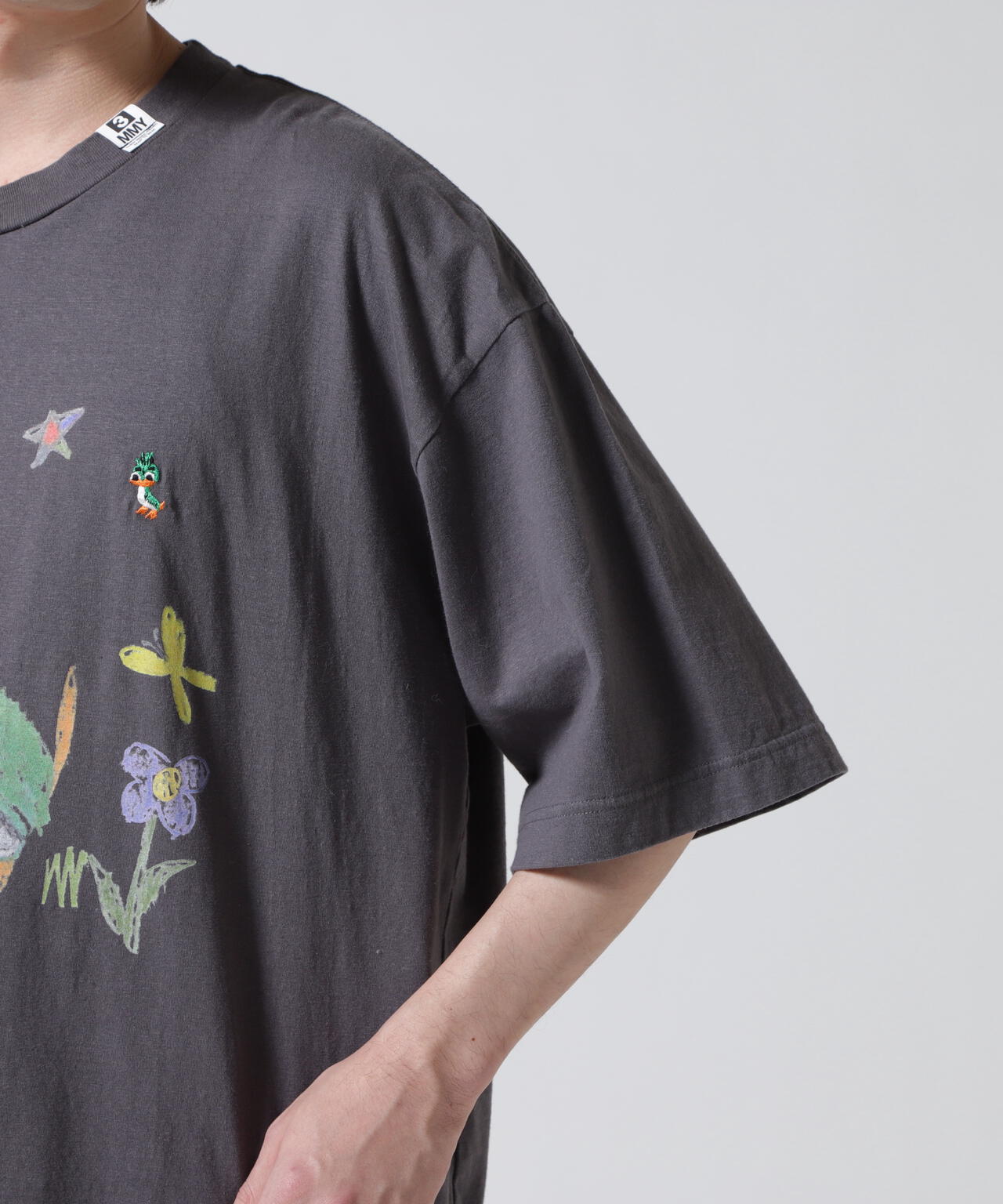 Maison MIHARAYASUHIRO/メゾン ミハラヤスヒロ/LEON KIDS DOODLE TEE/BLACK