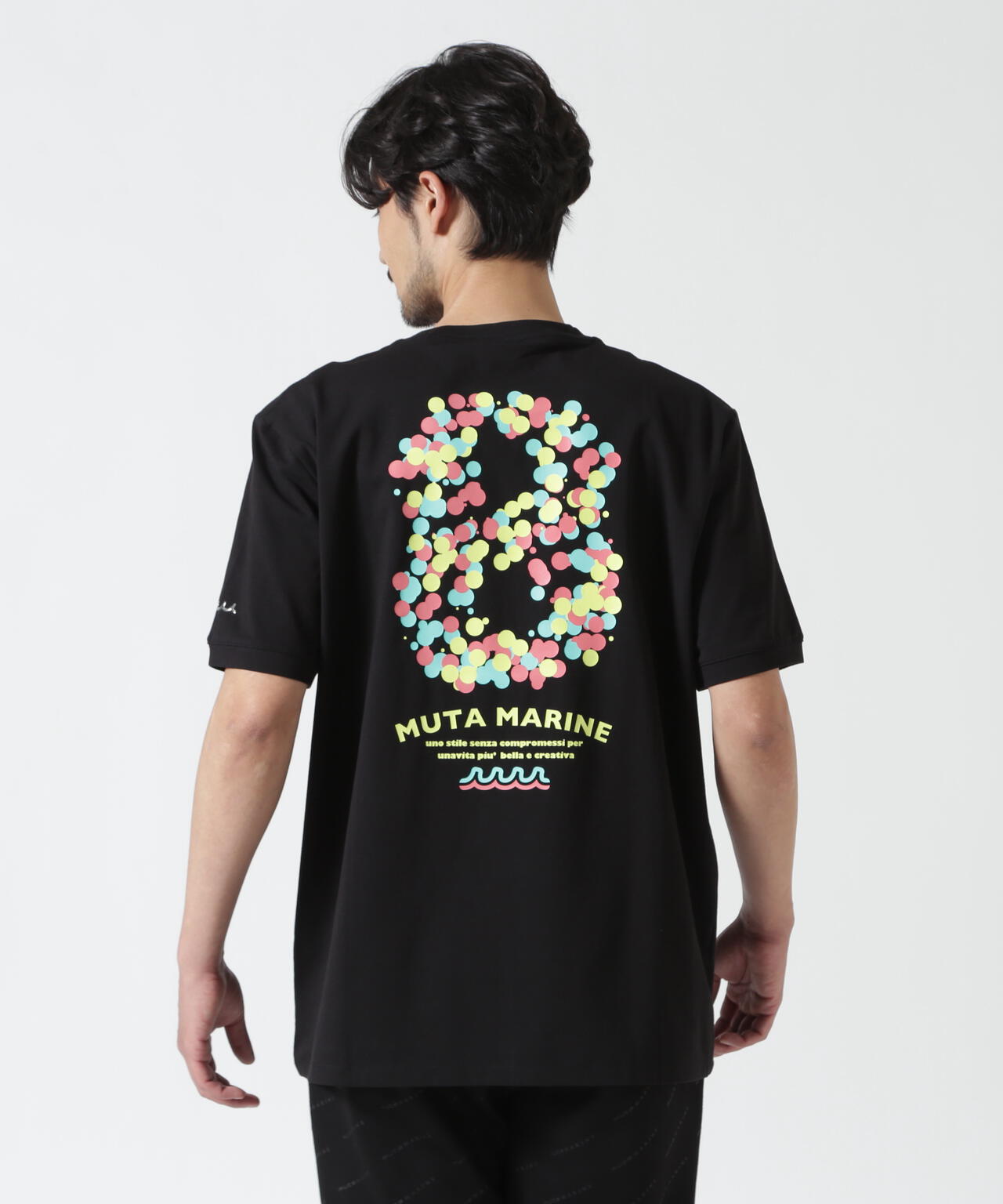 muta MARINE/ムータ マリン/別注 CNFETTI WAVE TEE