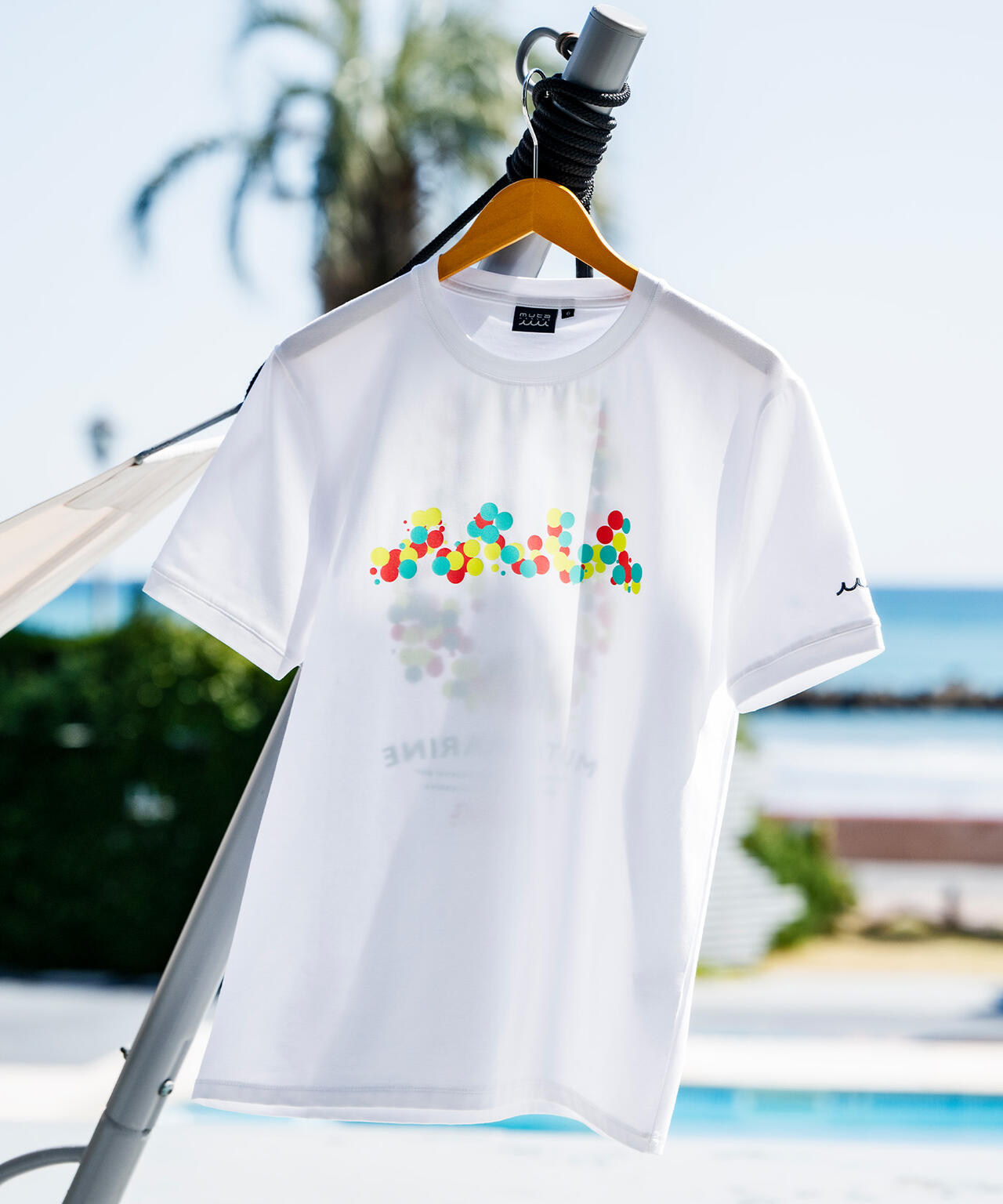 muta MARINE/ムータ マリン/別注 CNFETTI WAVE TEE