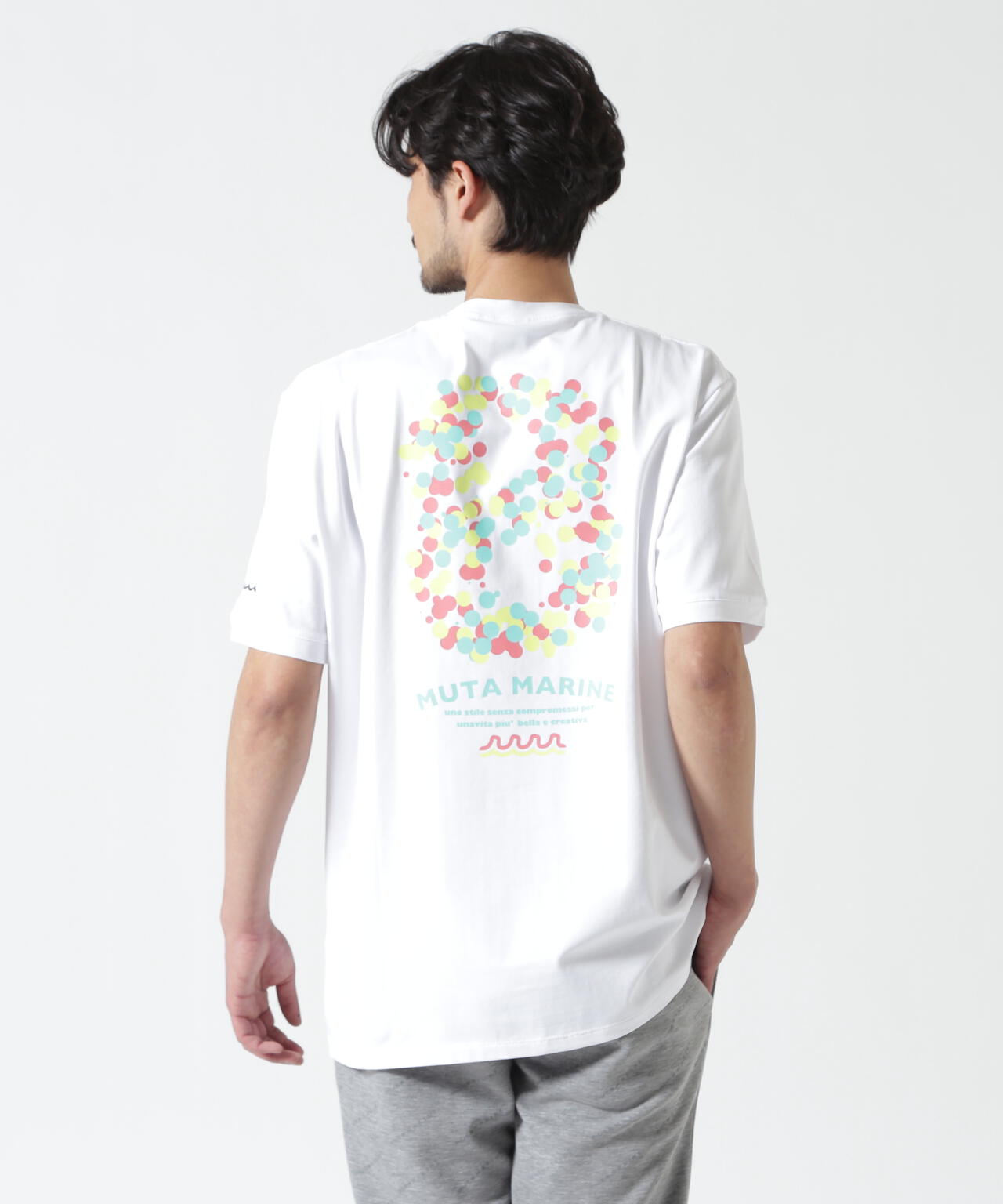 muta MARINE/ムータ マリン/別注 CNFETTI WAVE TEE