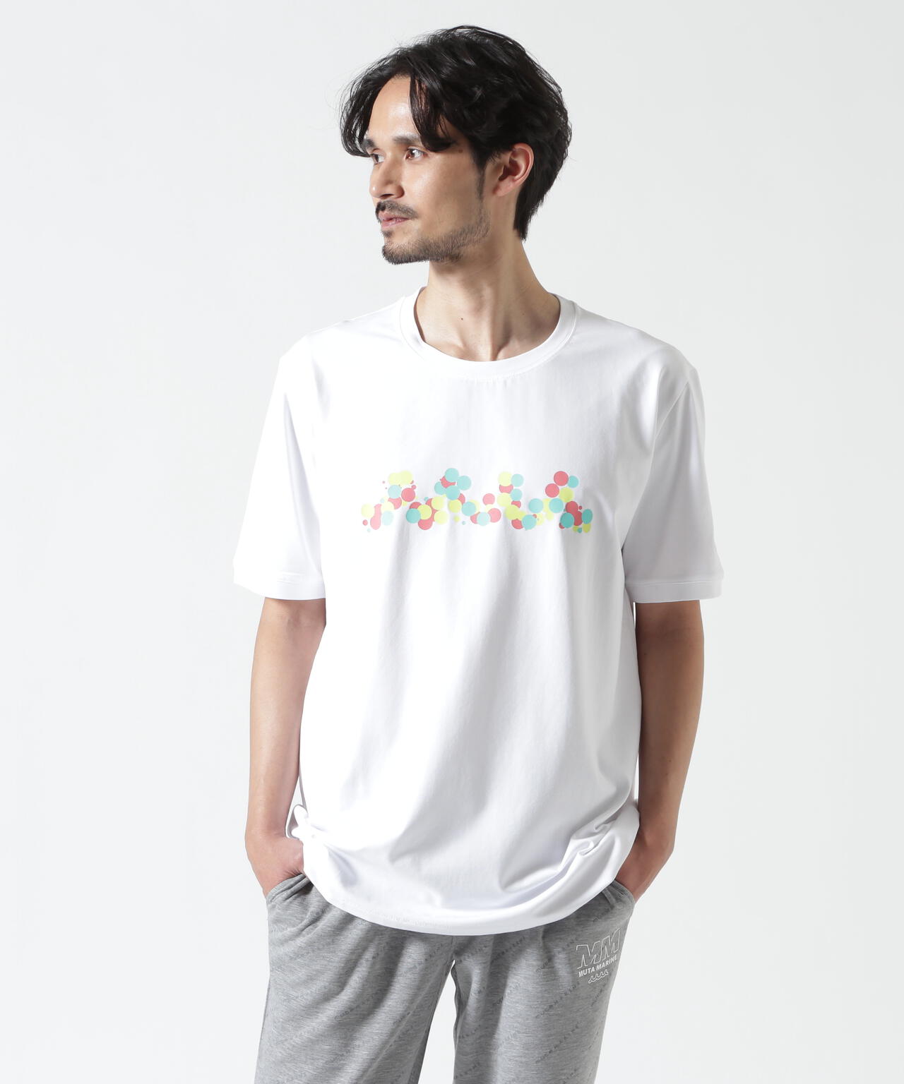 muta MARINE/ムータ マリン/別注 CNFETTI WAVE TEE