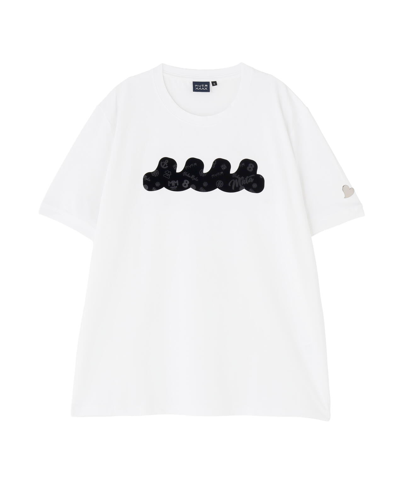 muta MARINE/ムータ マリン/別注フロッキーWAVE Tシャツ