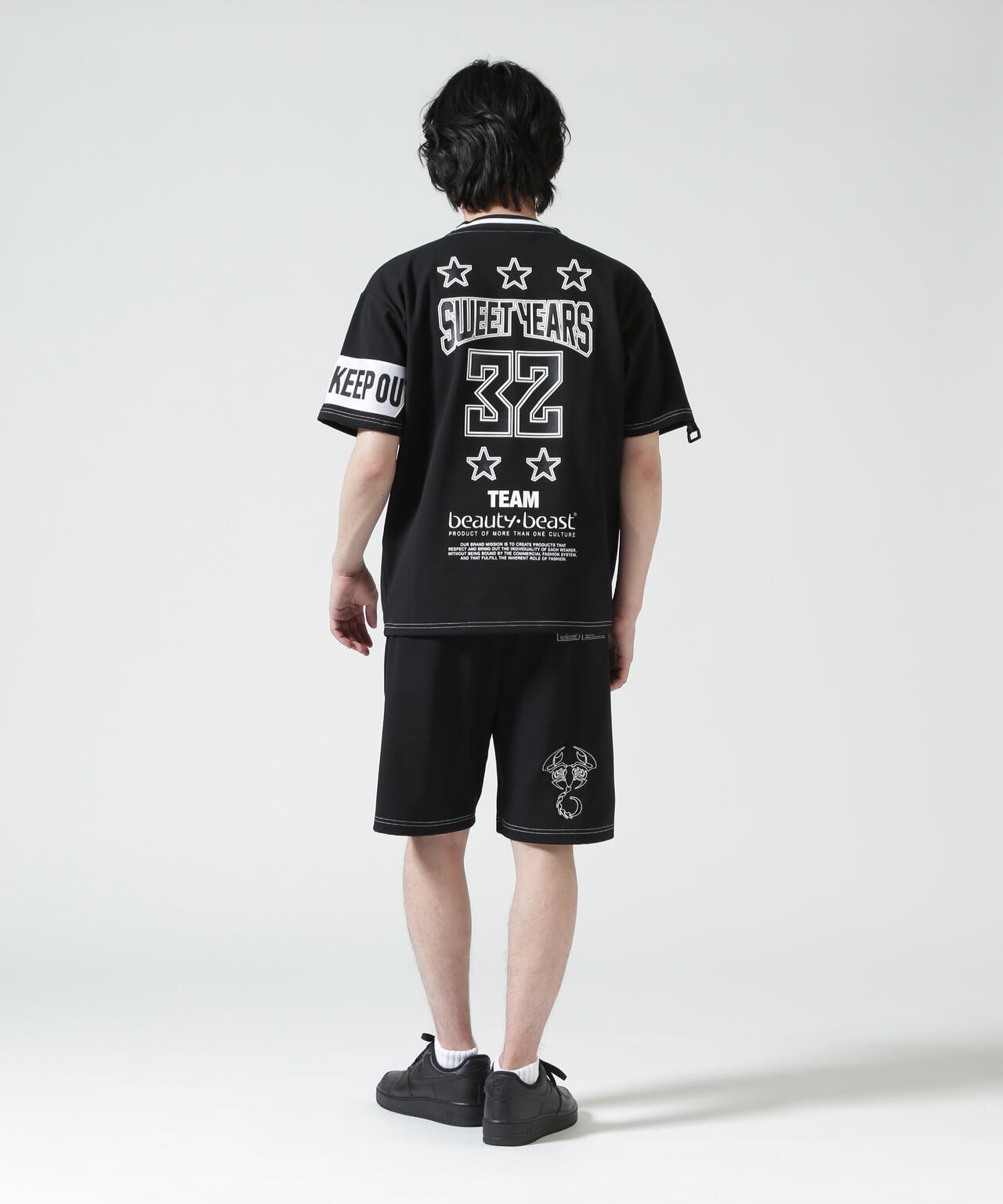 177cm B:81 W:72 H:88 着用サイズ：L