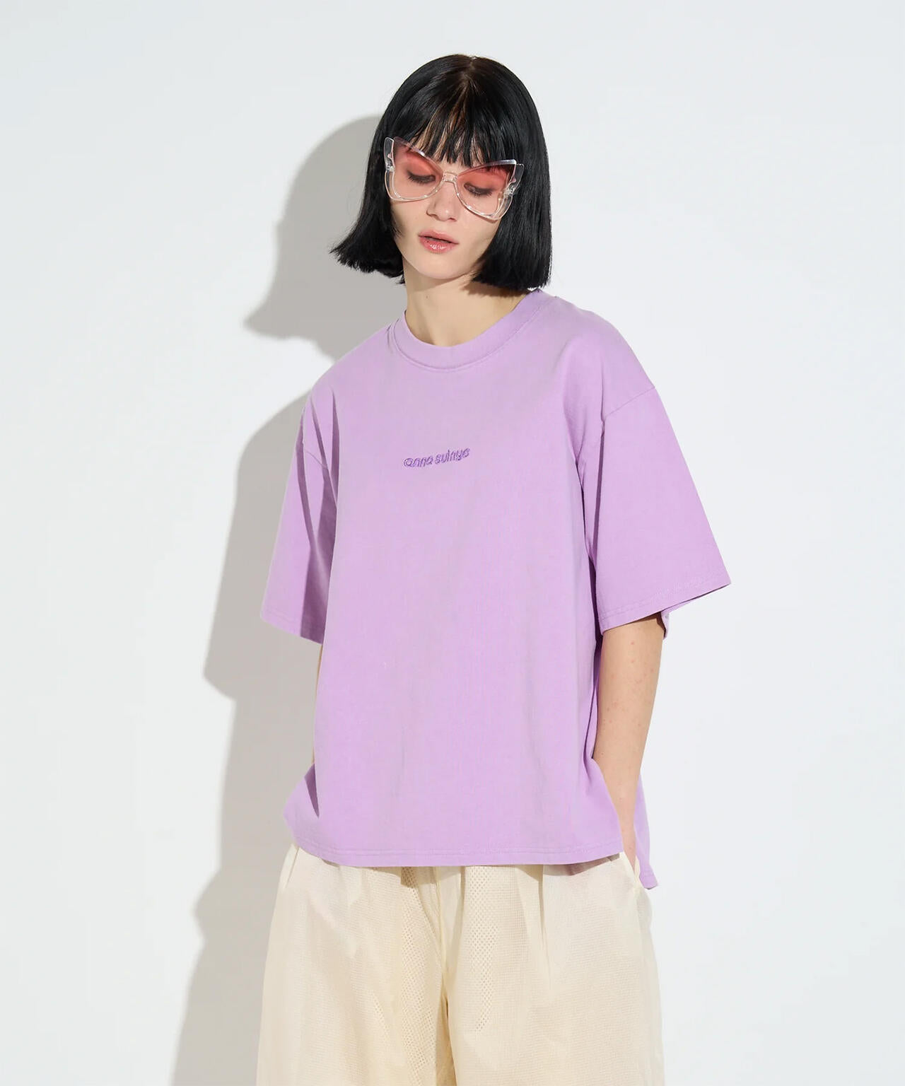 ANNA SUI NYC/アナ スイ エヌワイシー/ラメロゴＴシャツ