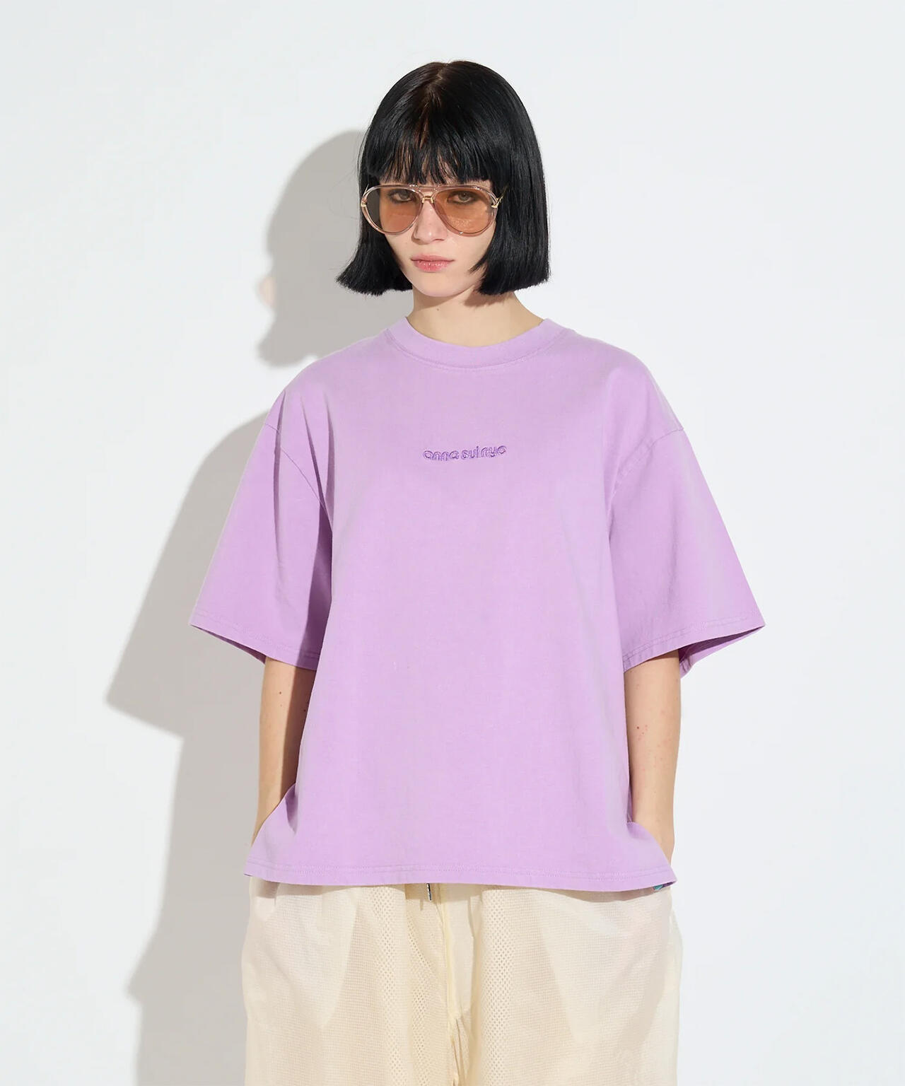 ANNA SUI NYC/アナ スイ エヌワイシー/ラメロゴＴシャツ