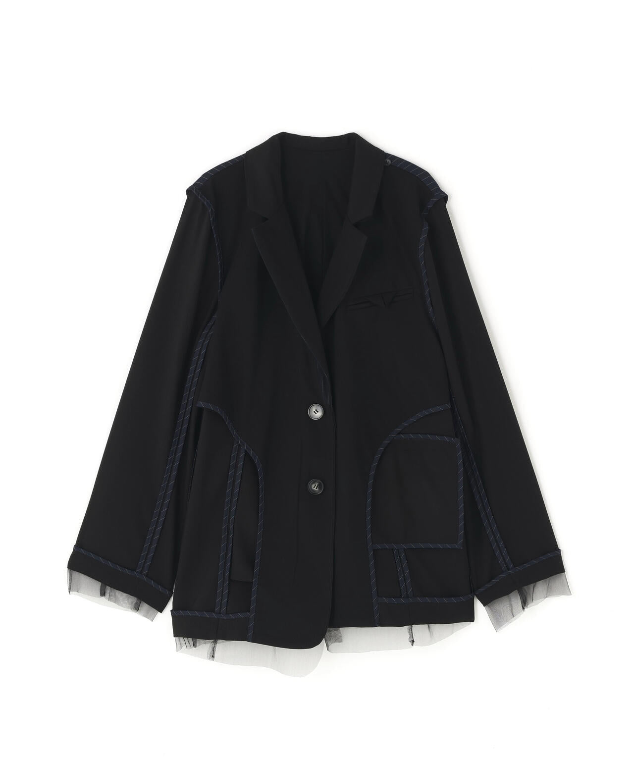 AULA AILA/アウラアイラ/REVERSIBLE SHEER JACKET