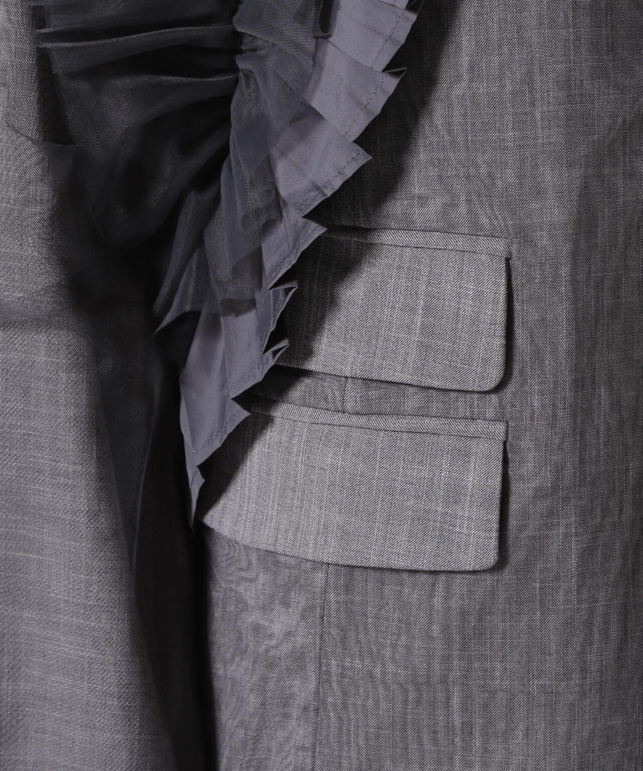 AULA AILA/アウラアイラ/REVERSIBLE SHEER JACKET
